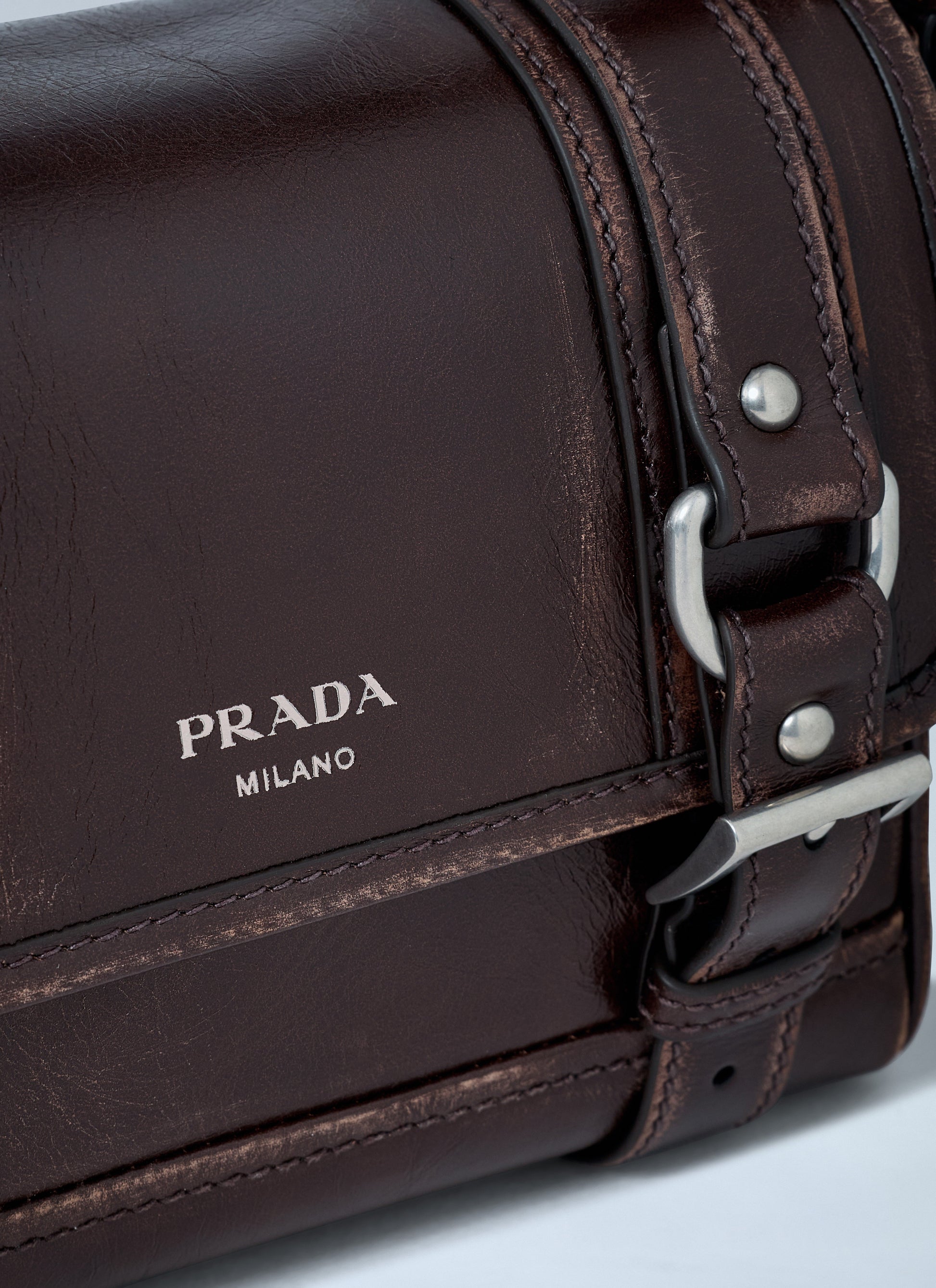 Prada Men Leather Explore Crossbody Bag PRADA