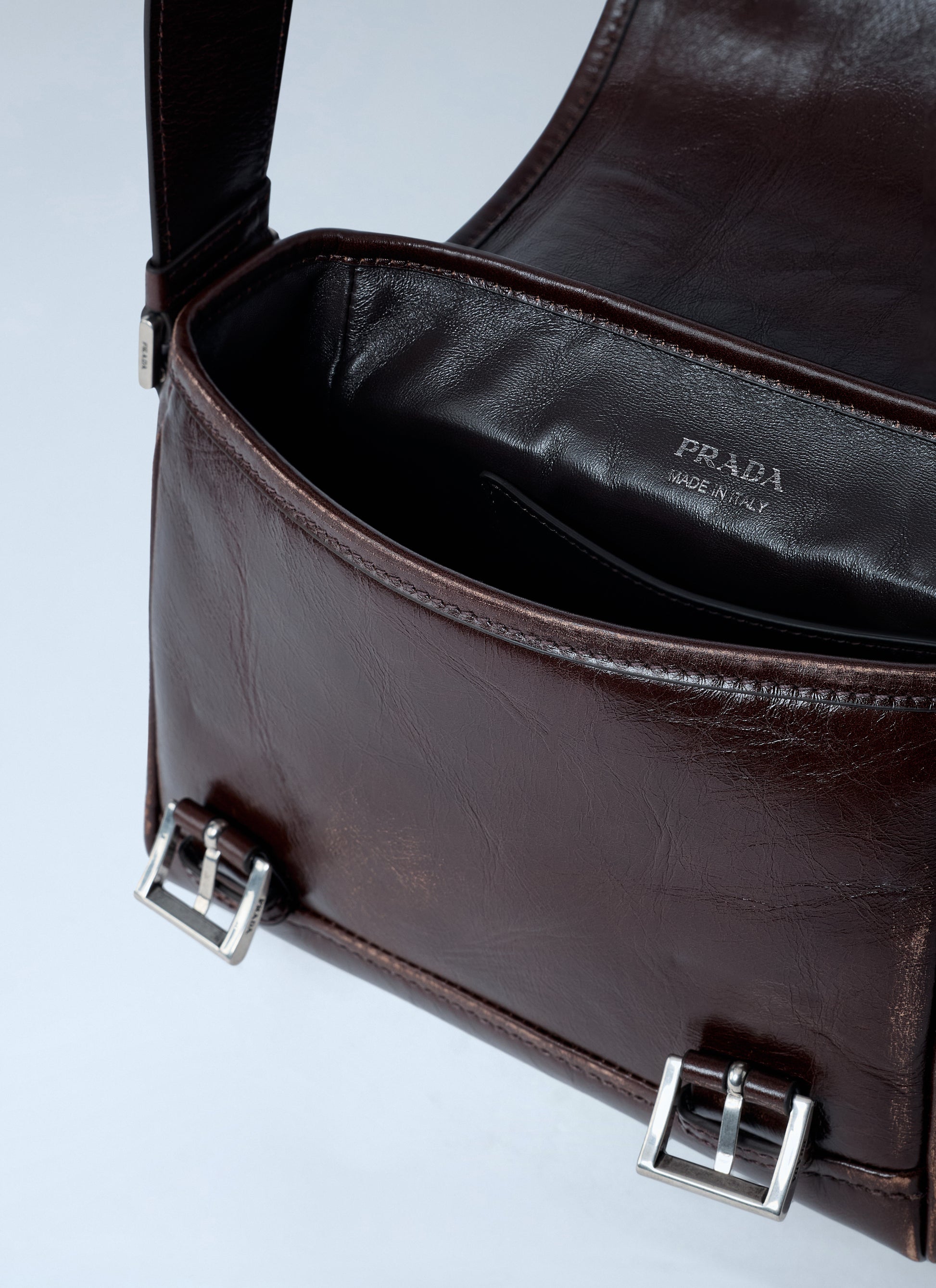 Prada Men Leather Explore Crossbody Bag PRADA