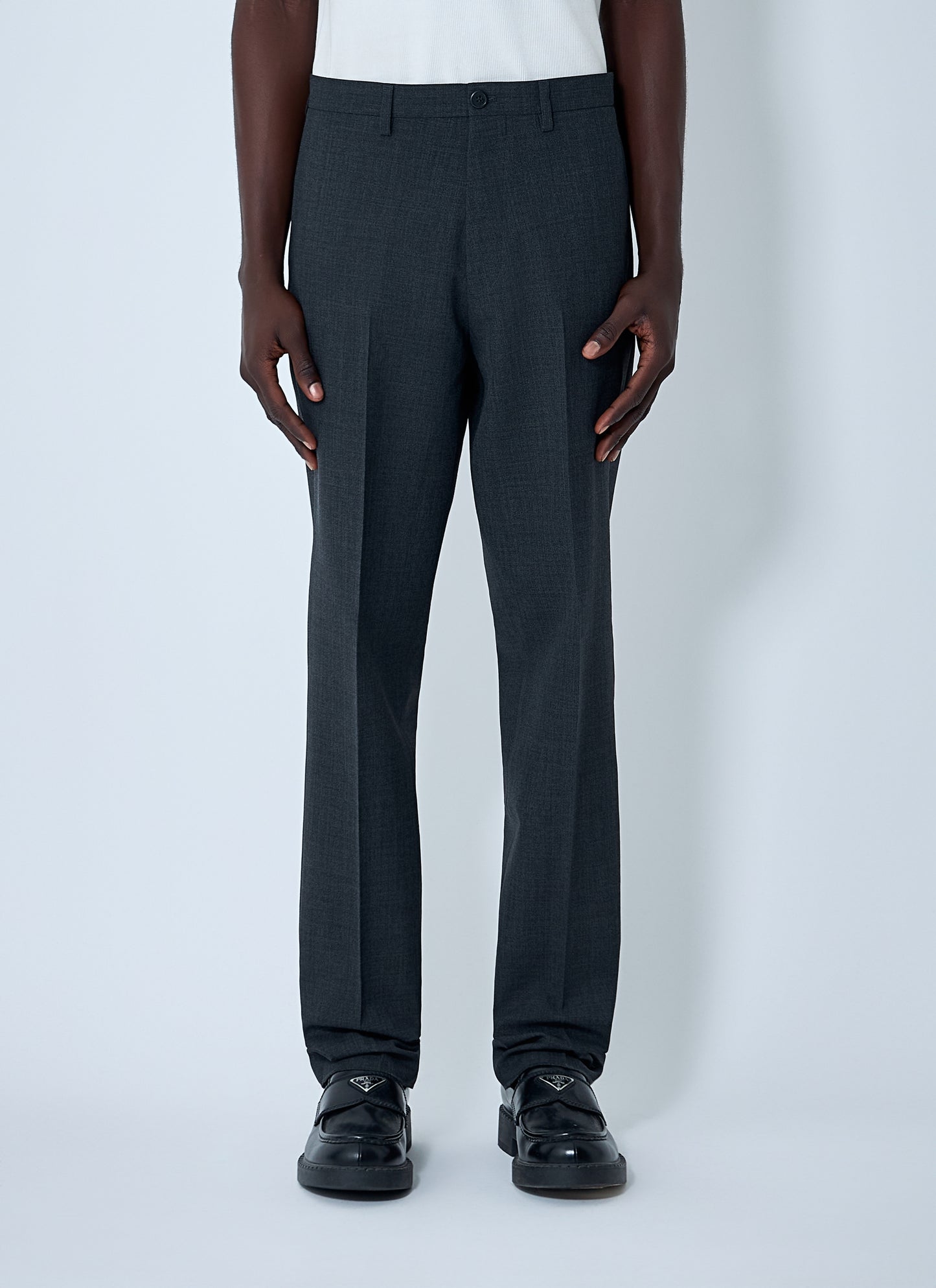 Prada Men Wool Tailored Pants PRADA