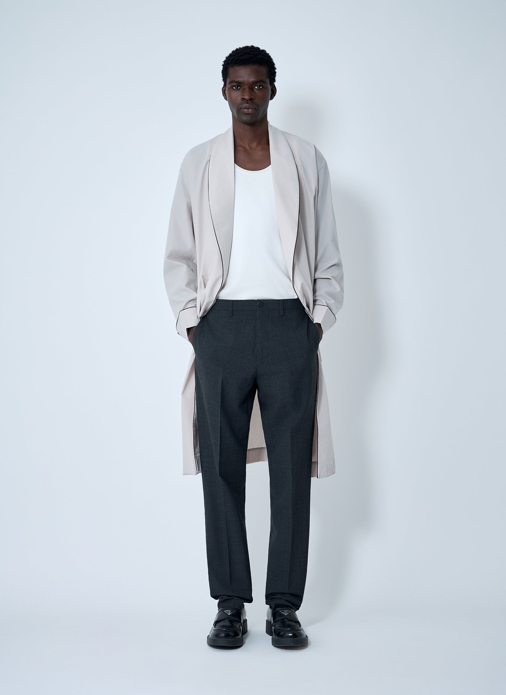 Prada Men Wool Tailored Pants PRADA