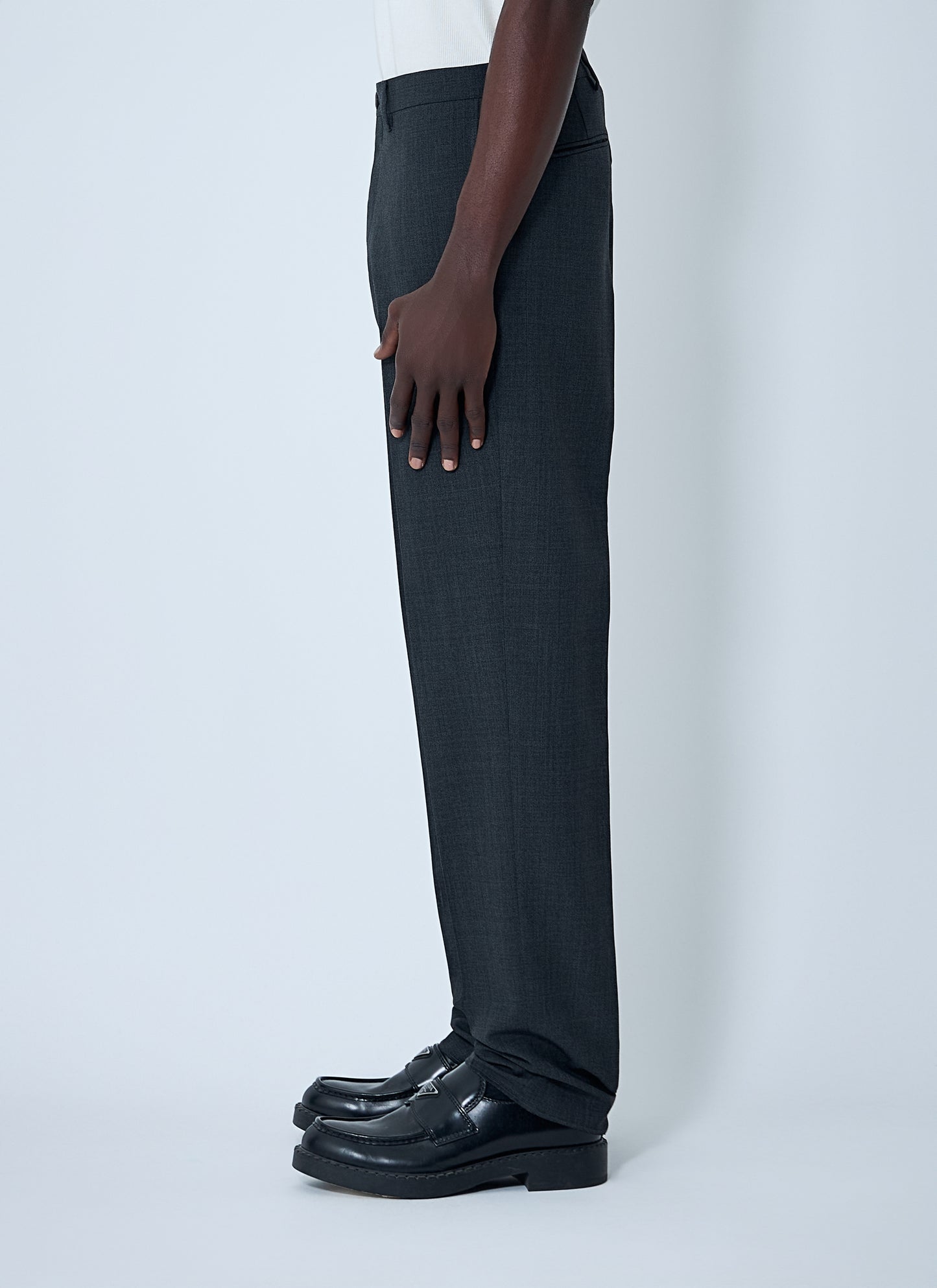 Prada Men Wool Tailored Pants PRADA