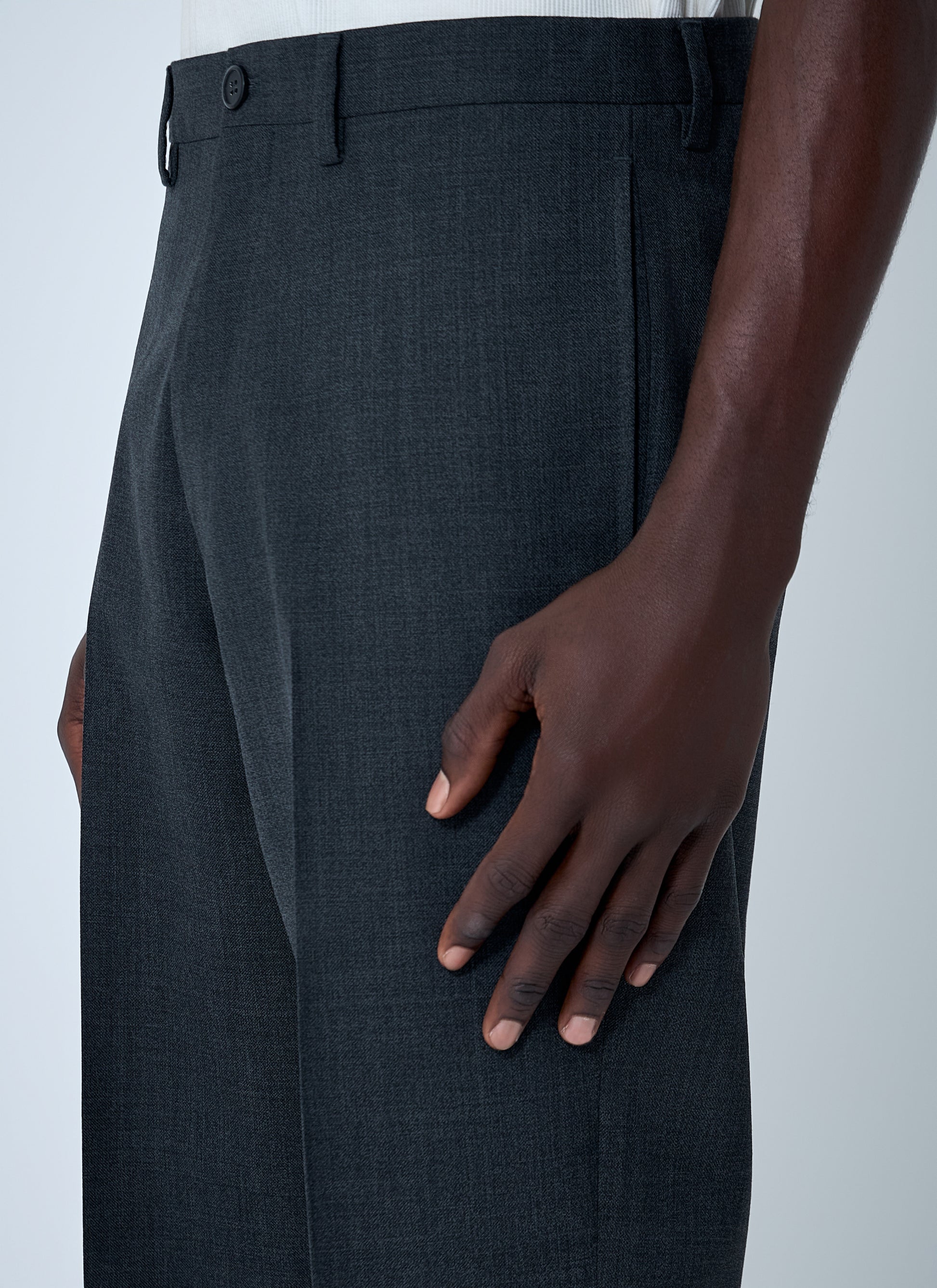 Prada Men Wool Tailored Pants PRADA