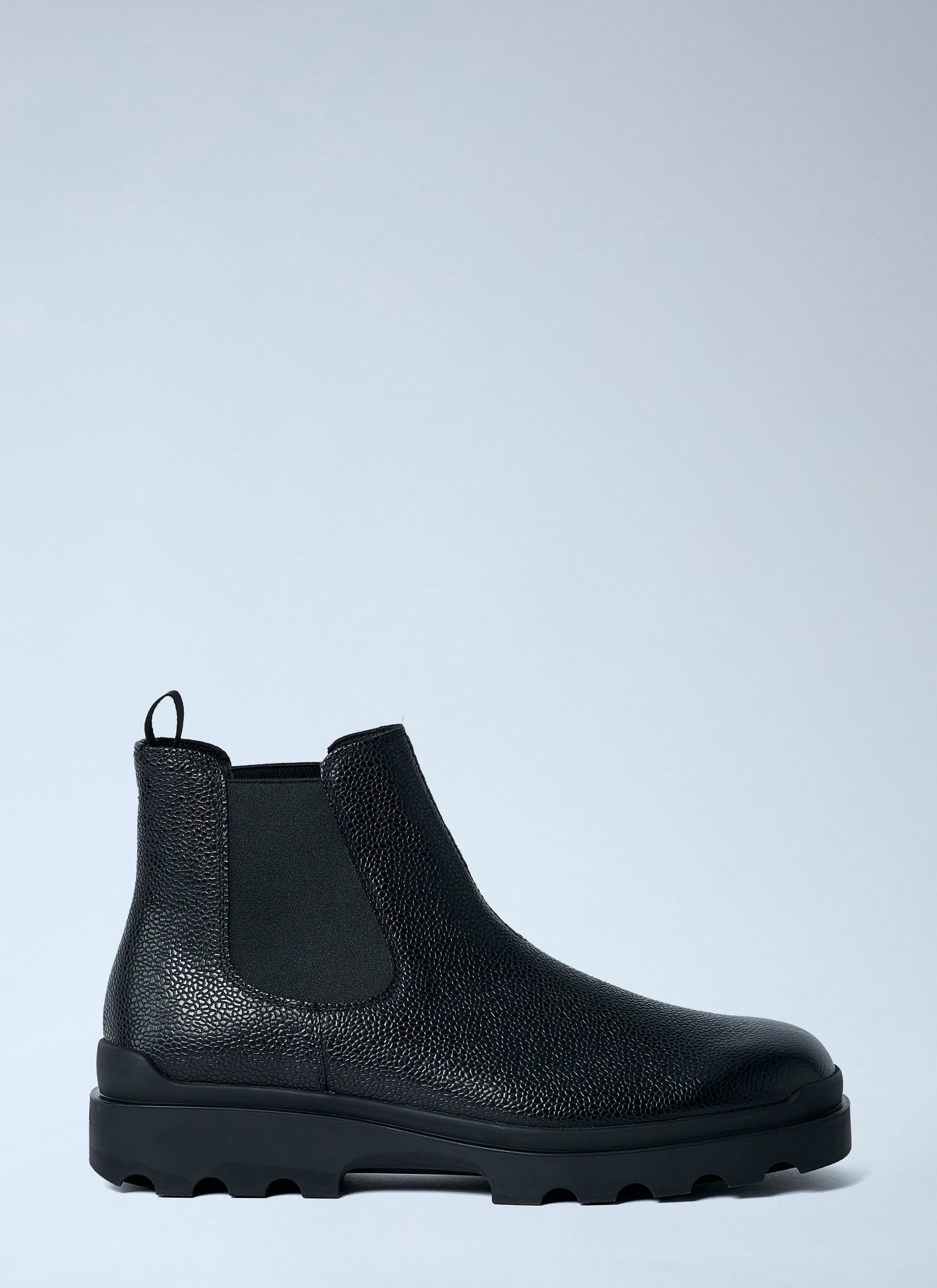 Prada Men Stamped Leather Boots PRADA