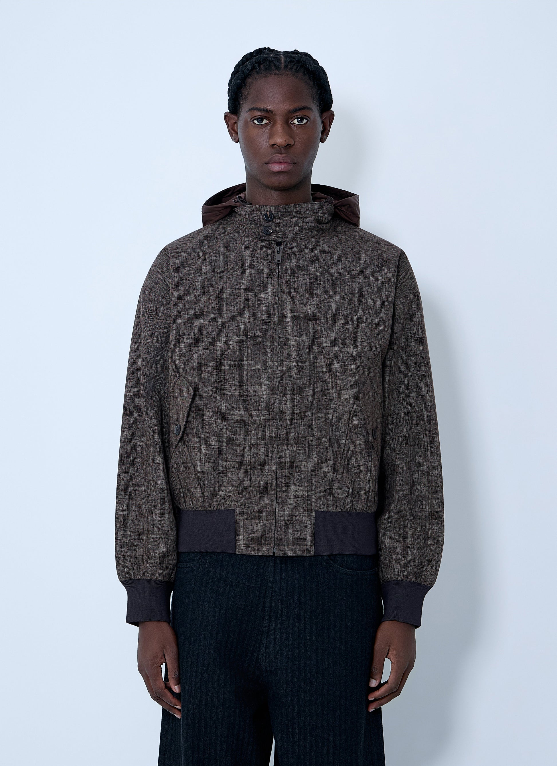 Prada Men Hooded Wool Jacket PRADA