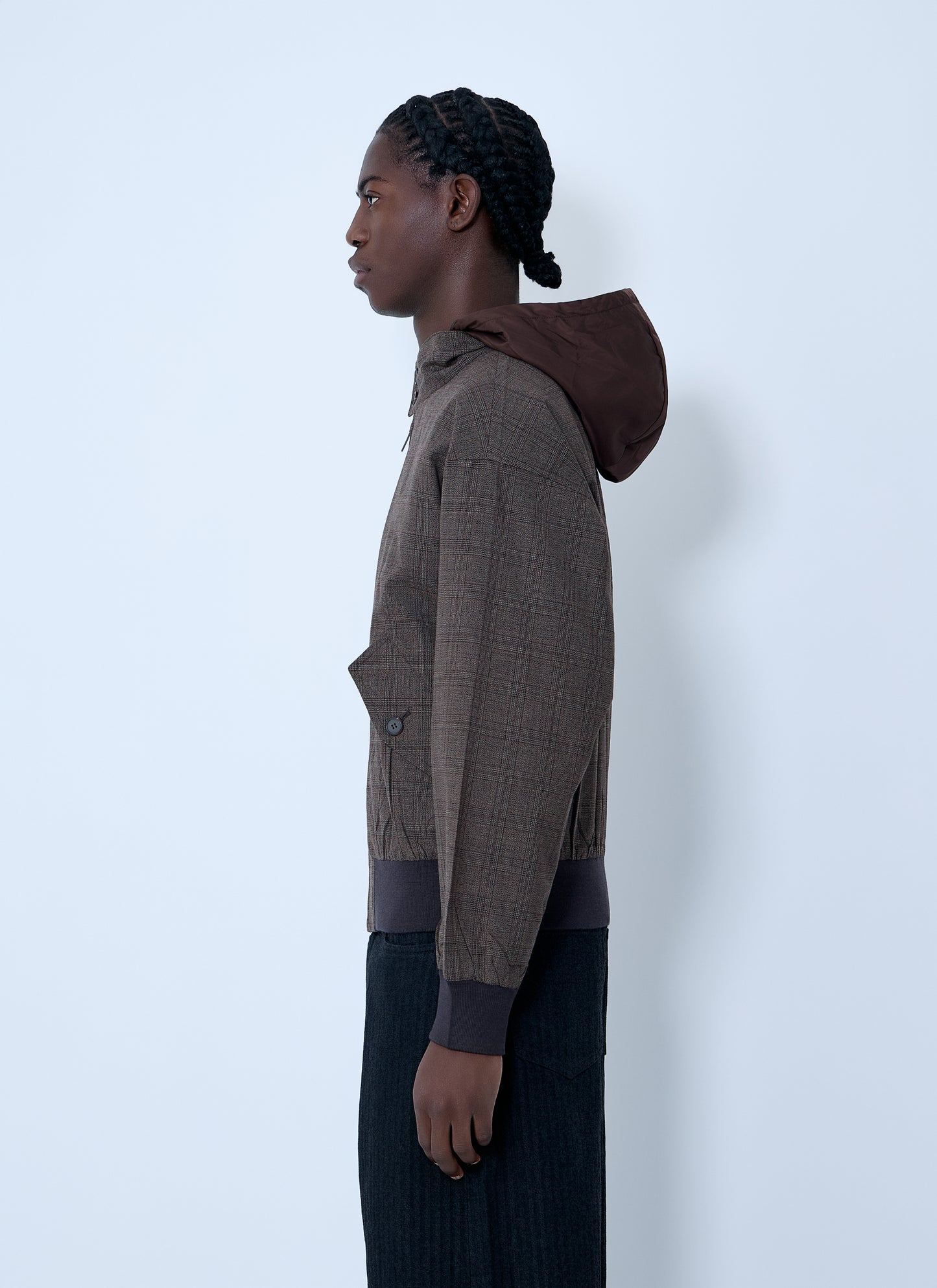 Prada Men Hooded Wool Jacket PRADA