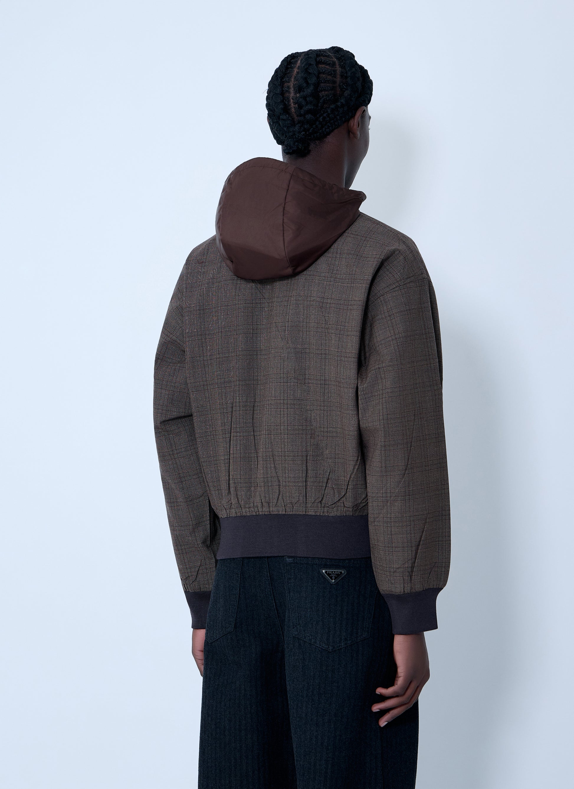 Prada Men Hooded Wool Jacket PRADA