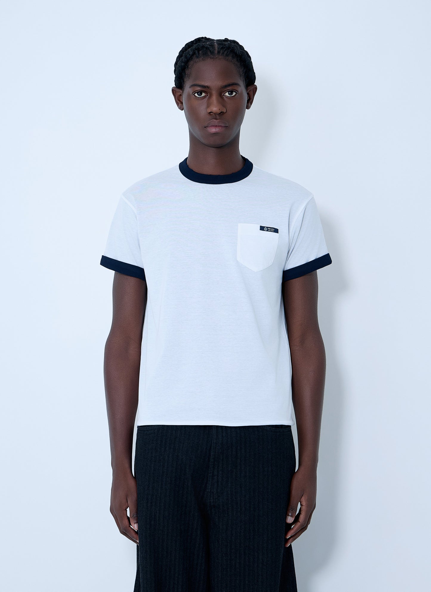 Prada Men Logo Motif T-Shirt PRADA