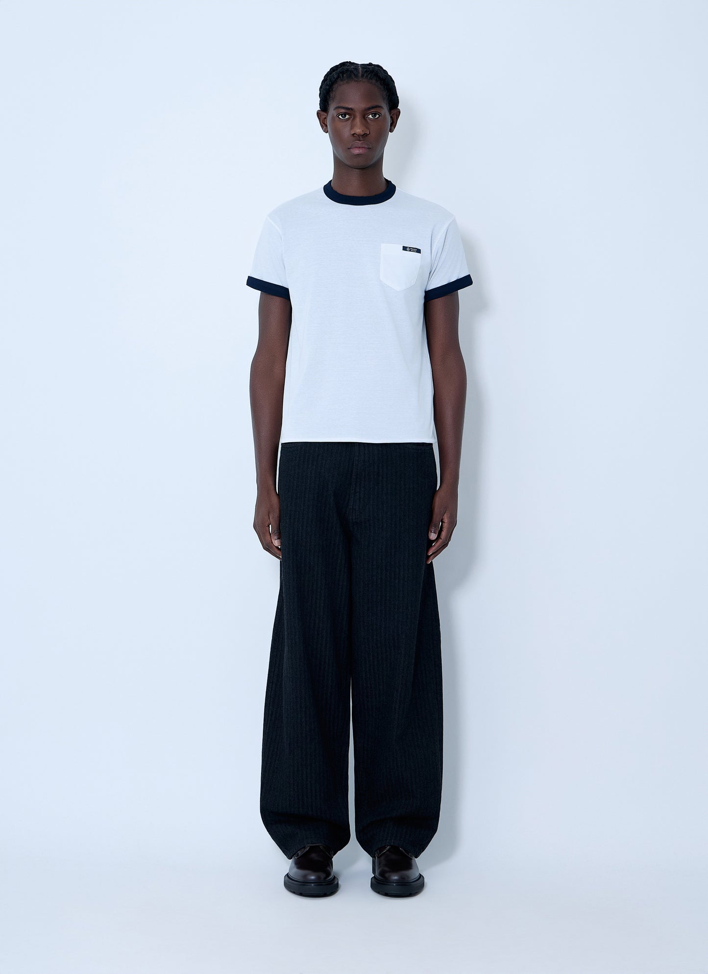 Prada Men Logo Motif T-Shirt PRADA