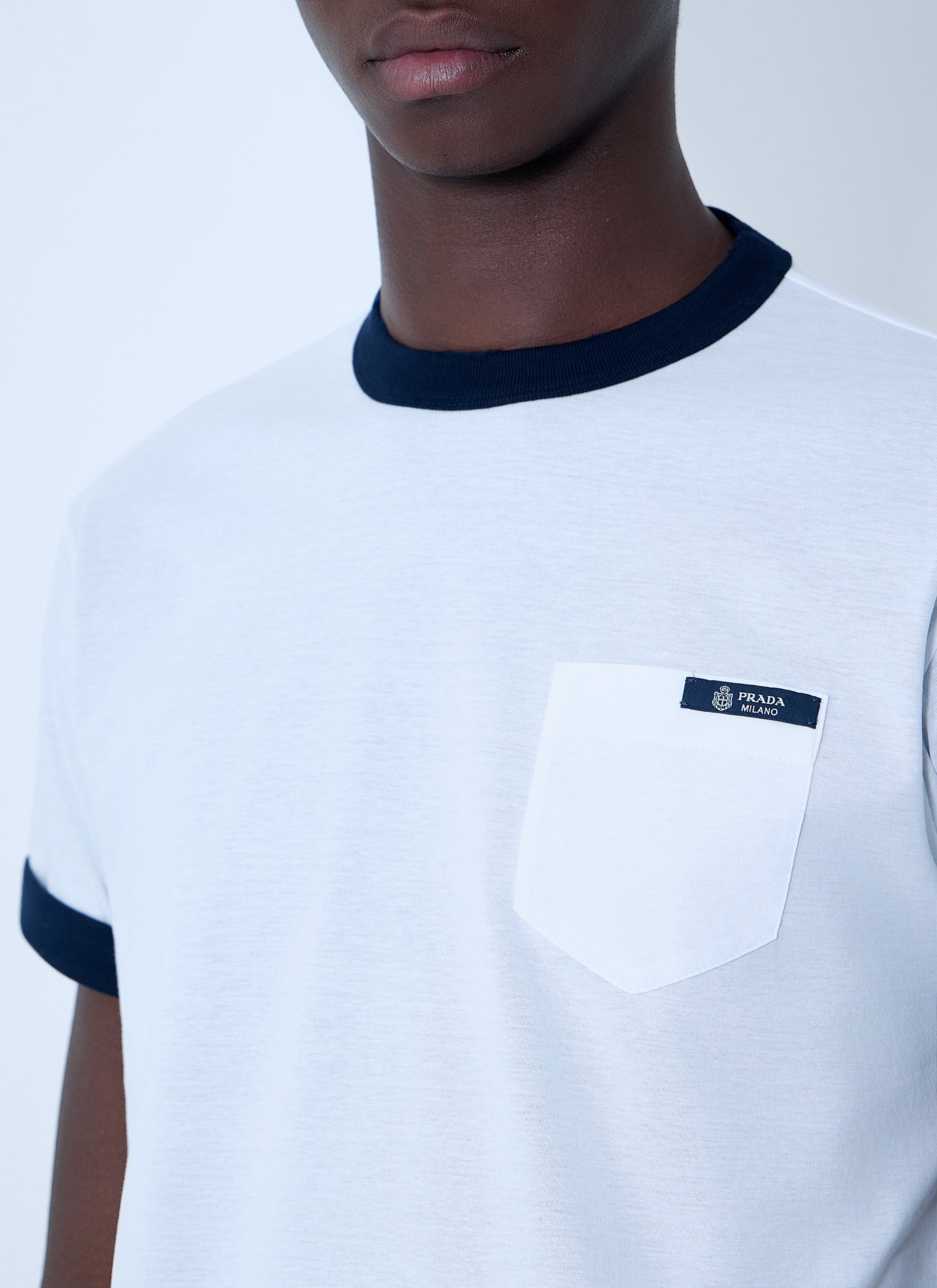Prada Men Logo Motif T-Shirt PRADA