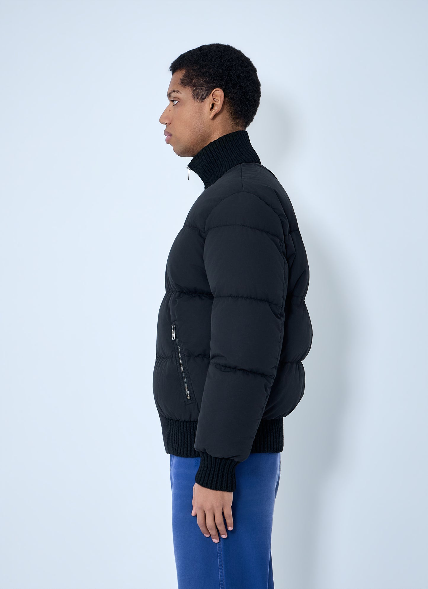 Prada Men High-Neck Puffer Jacket PRADA