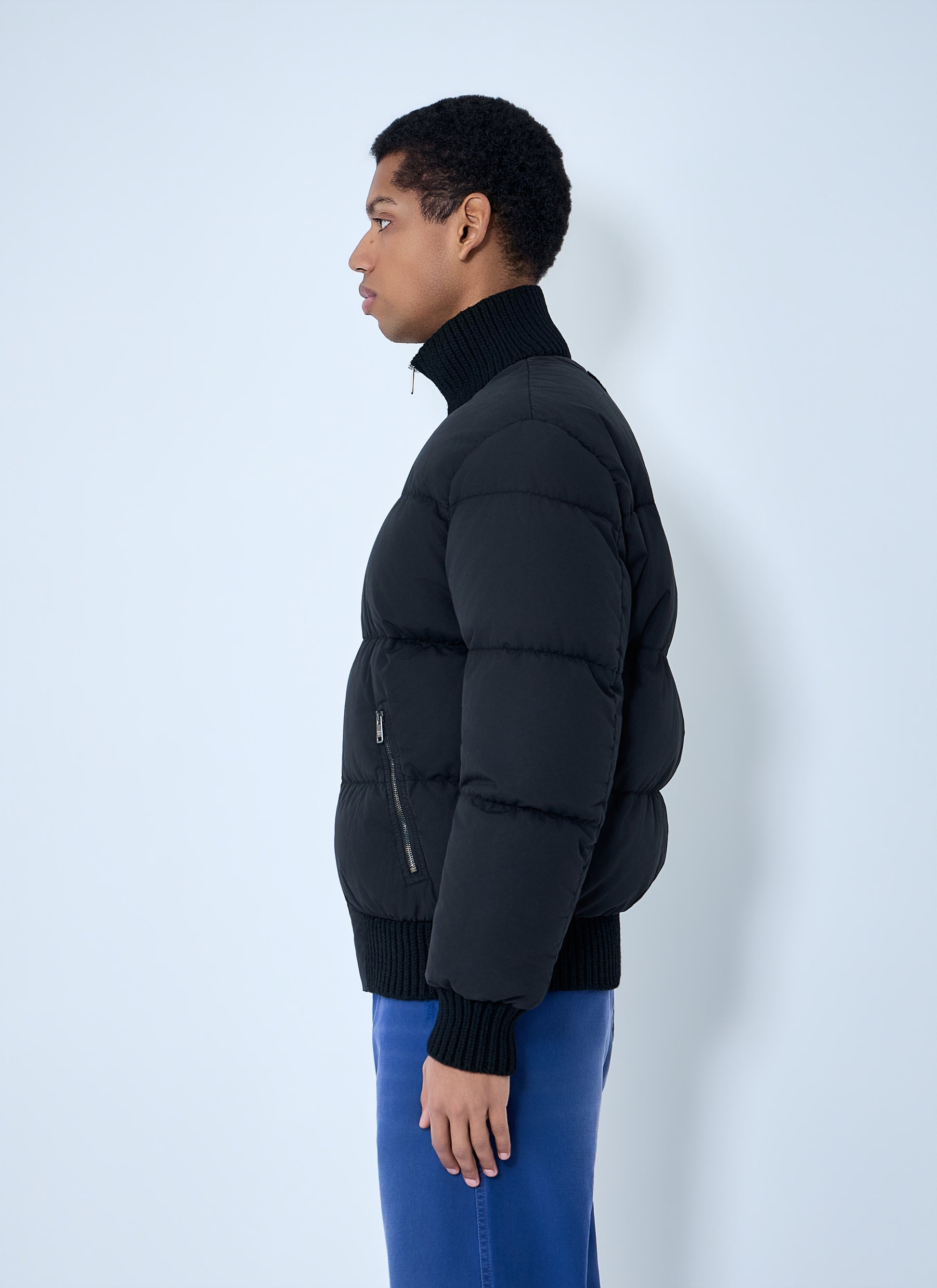 Prada Men High-Neck Puffer Jacket PRADA