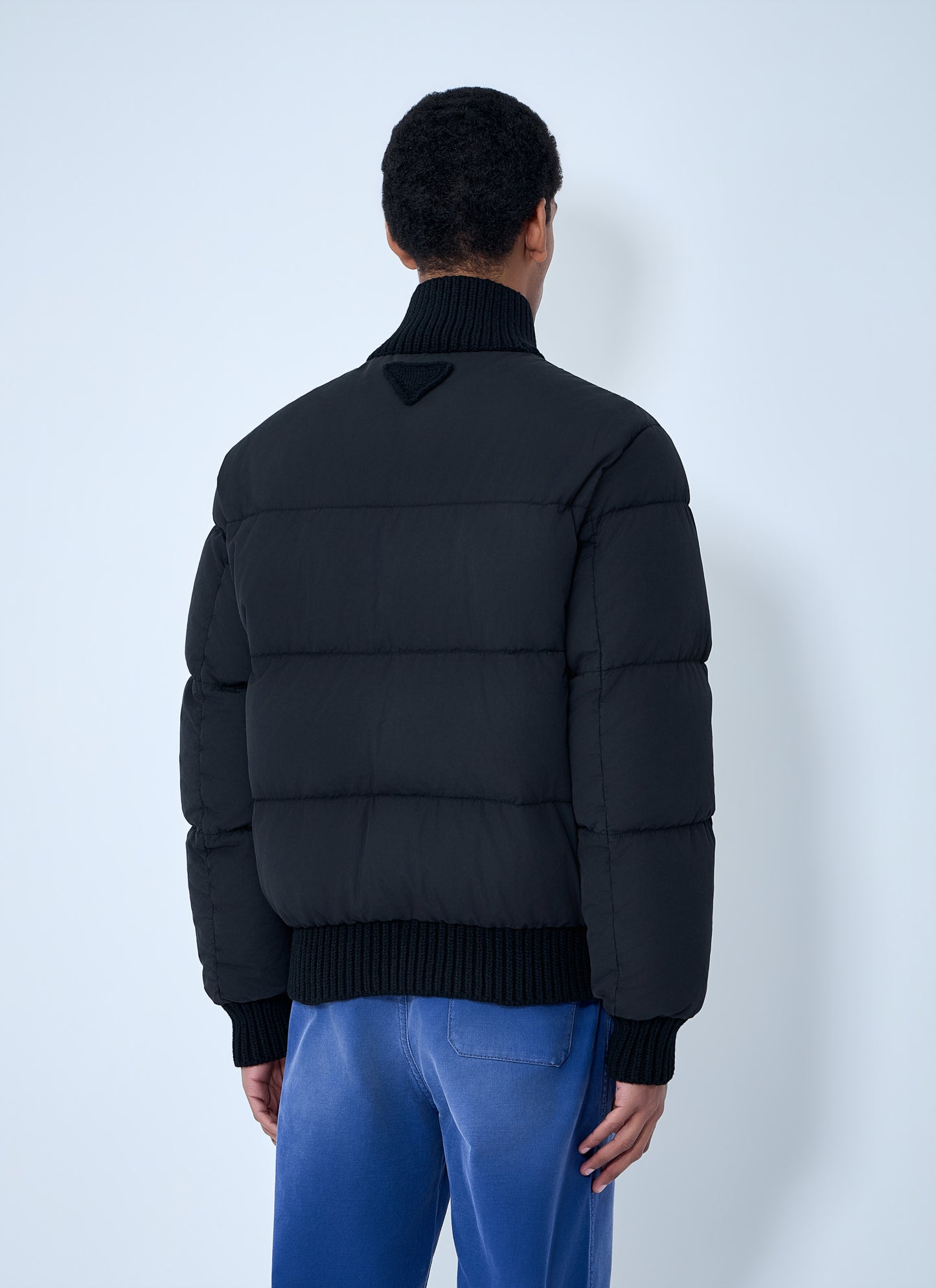Prada Men High-Neck Puffer Jacket PRADA