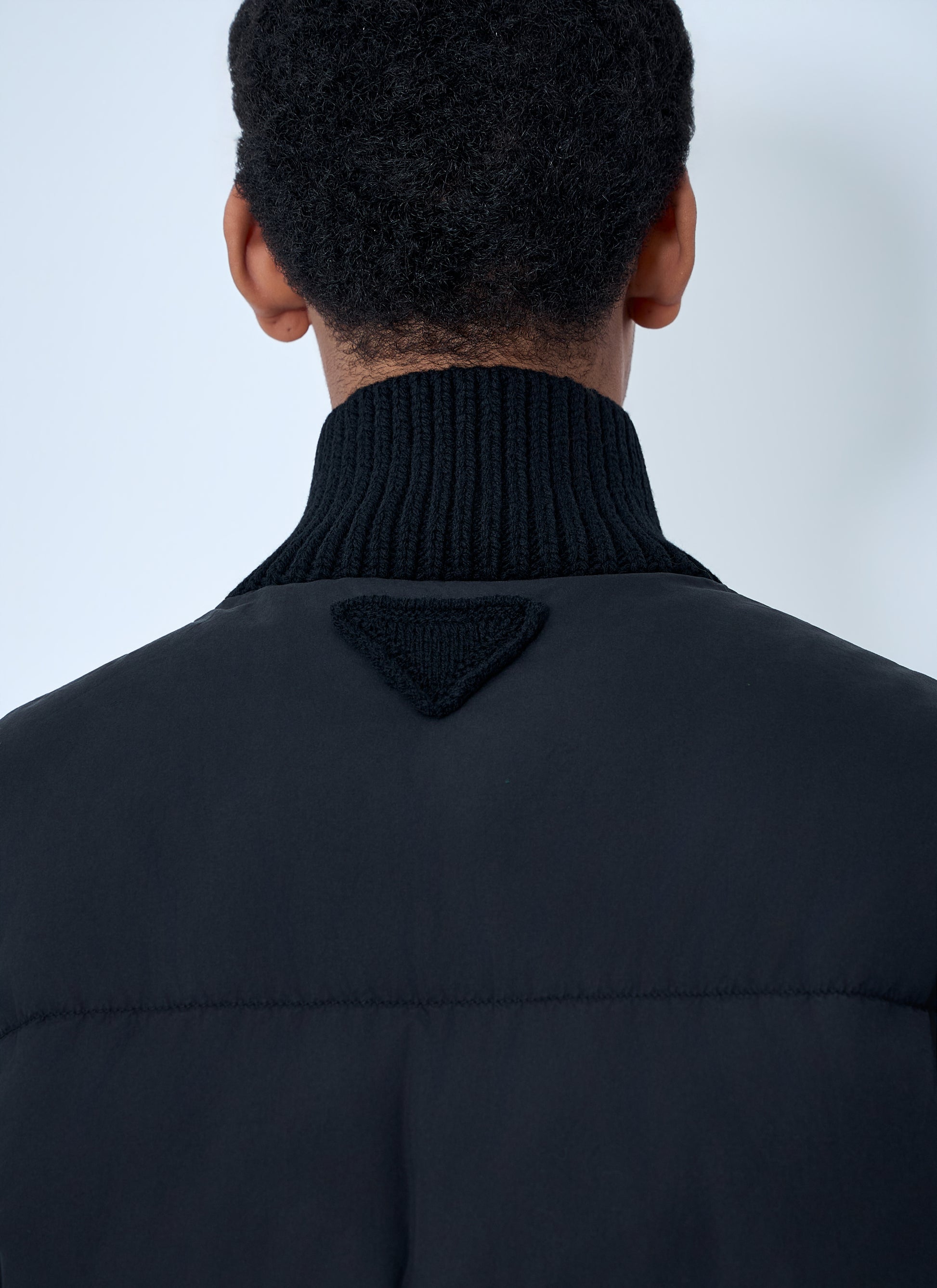 Prada Men High-Neck Puffer Jacket PRADA