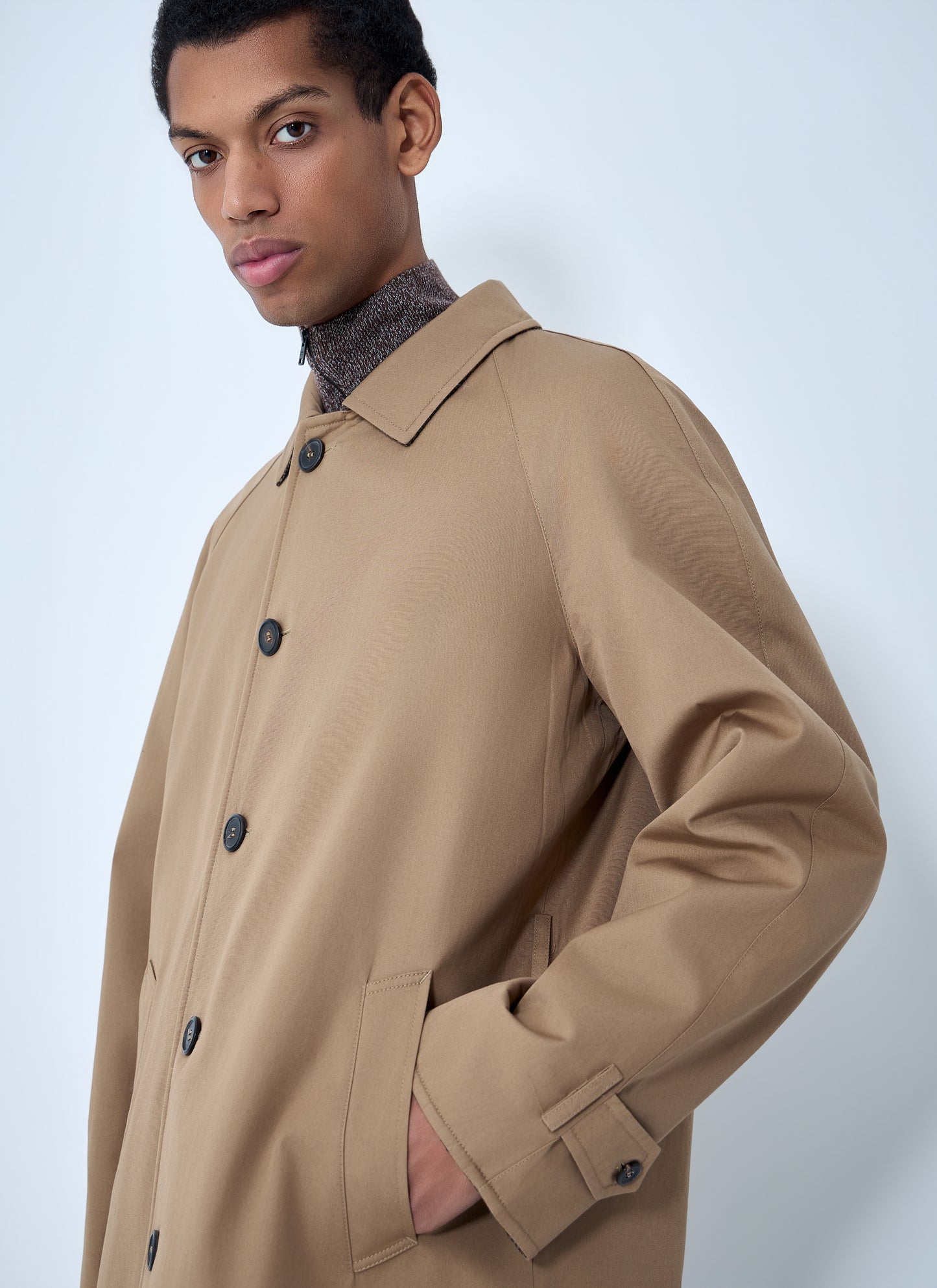 Prada Men Reversible Buttoned Coat PRADA