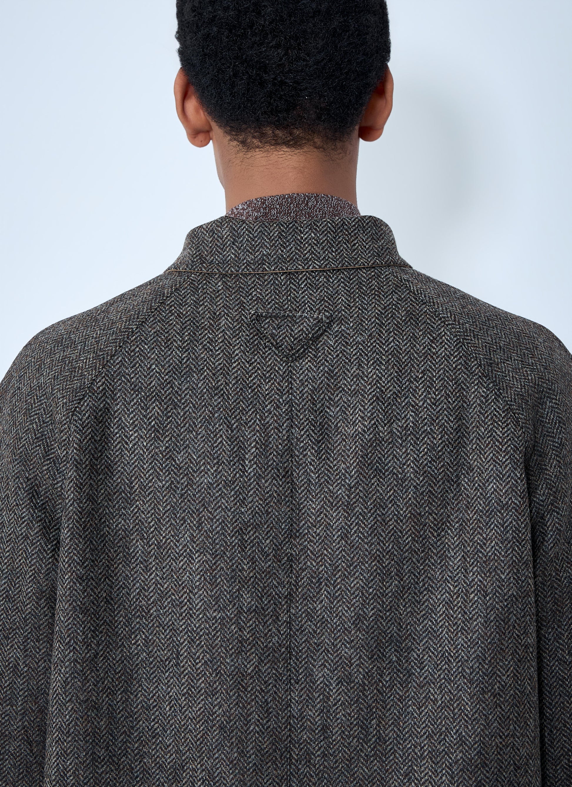 Prada Men Reversible Buttoned Coat PRADA