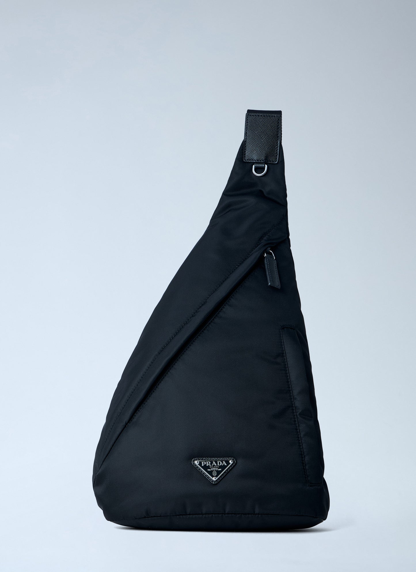 Prada Men Asymmetric Nylon Sling Bag PRADA