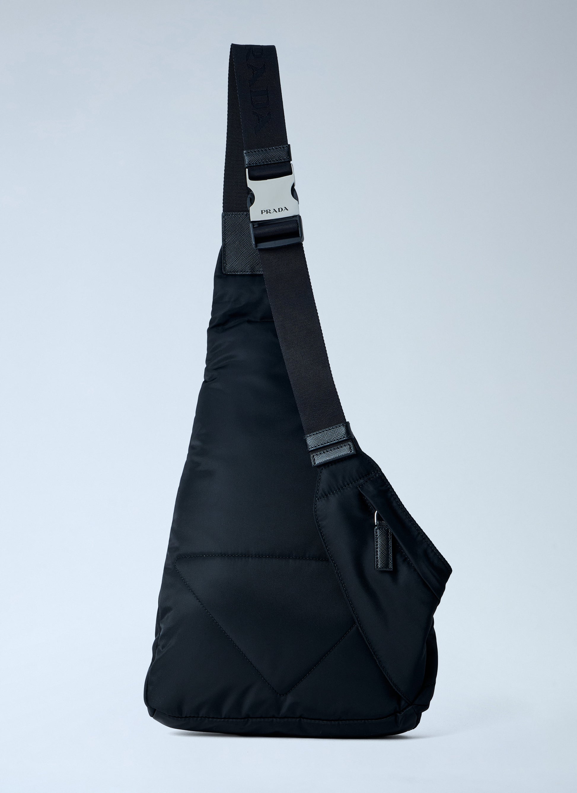 Prada Men Asymmetric Nylon Sling Bag PRADA