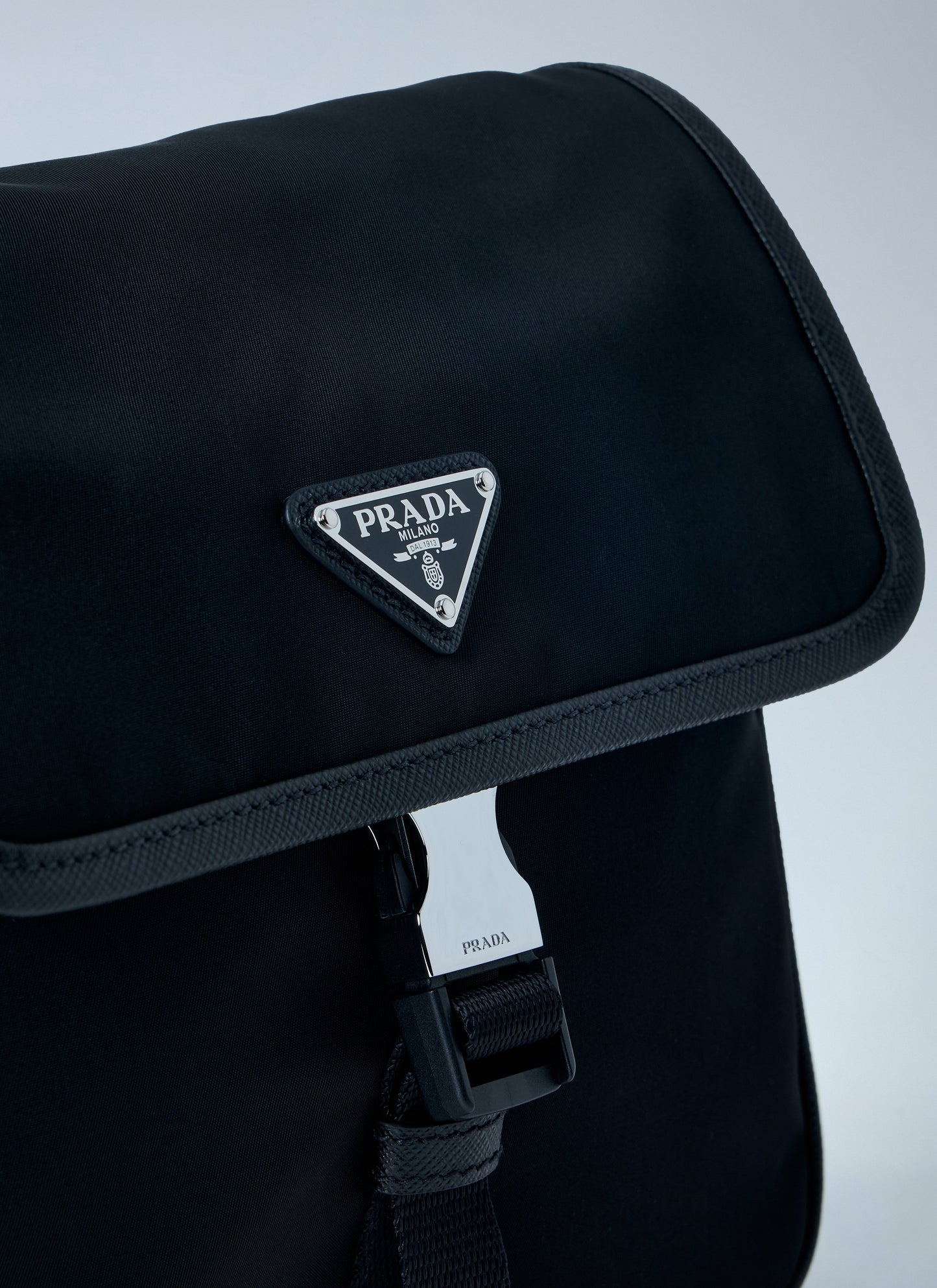 Prada Men Re-Nylon And Saffiano Leather Shoulder Bag PRADA
