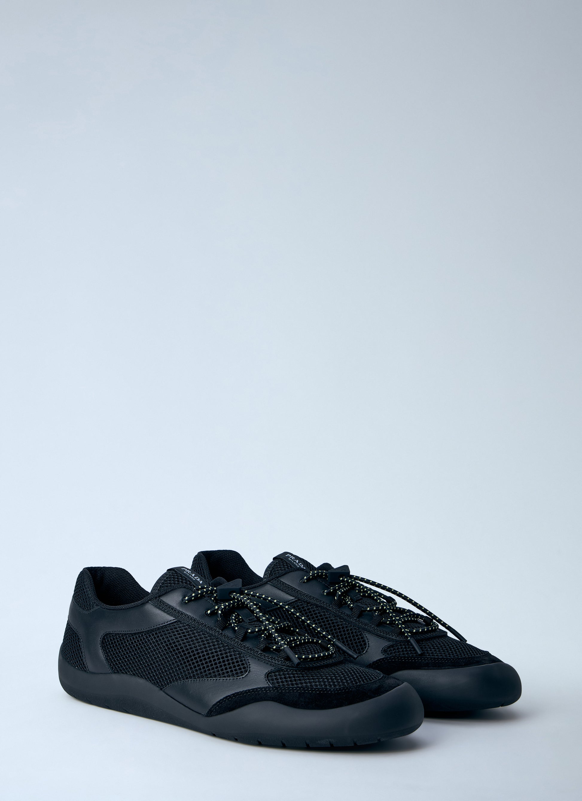 Prada Men Speedrock Mesh Panel Sneakers PRADA