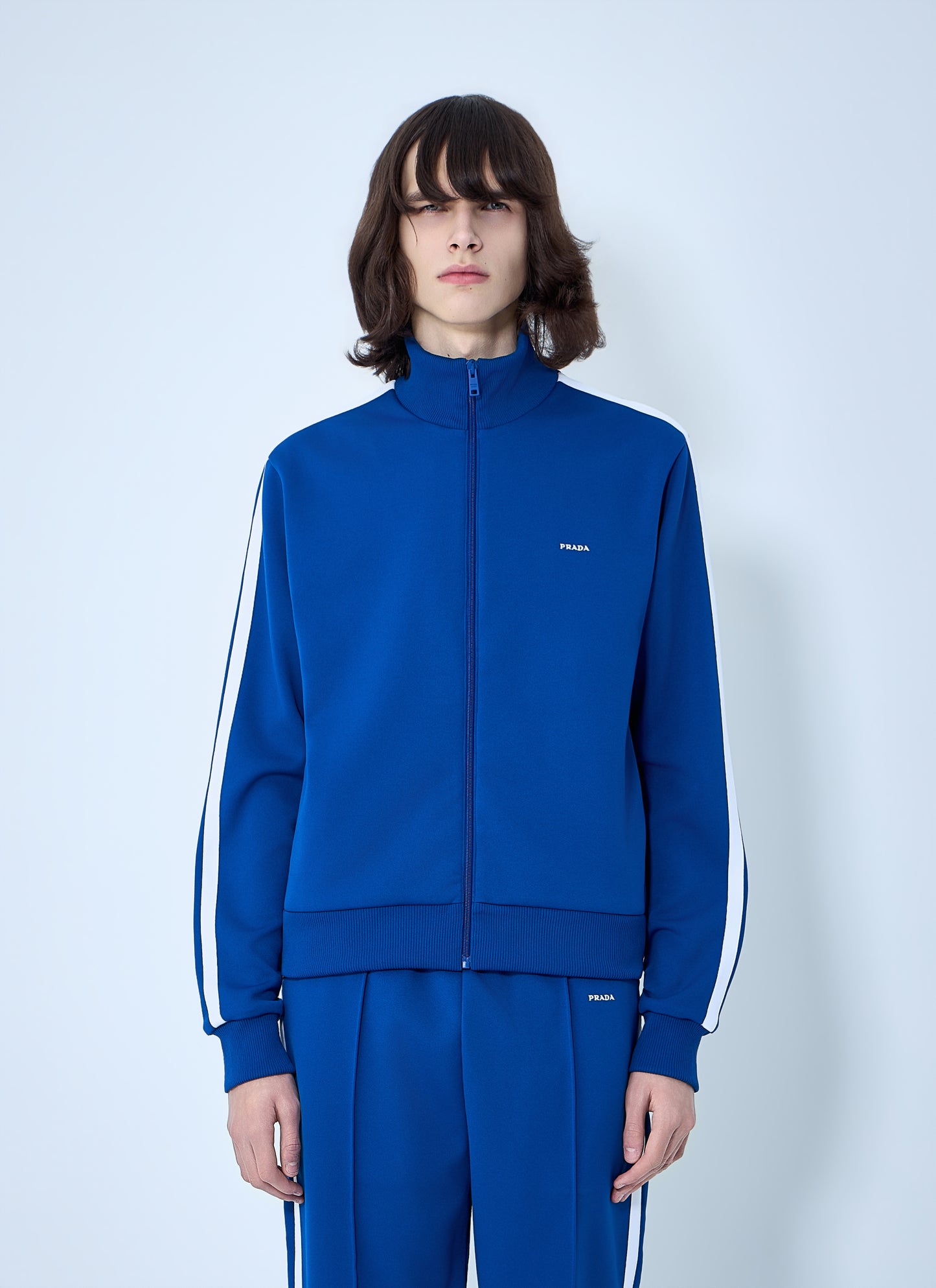 Prada Men Zip-Front Track Jacket PRADA