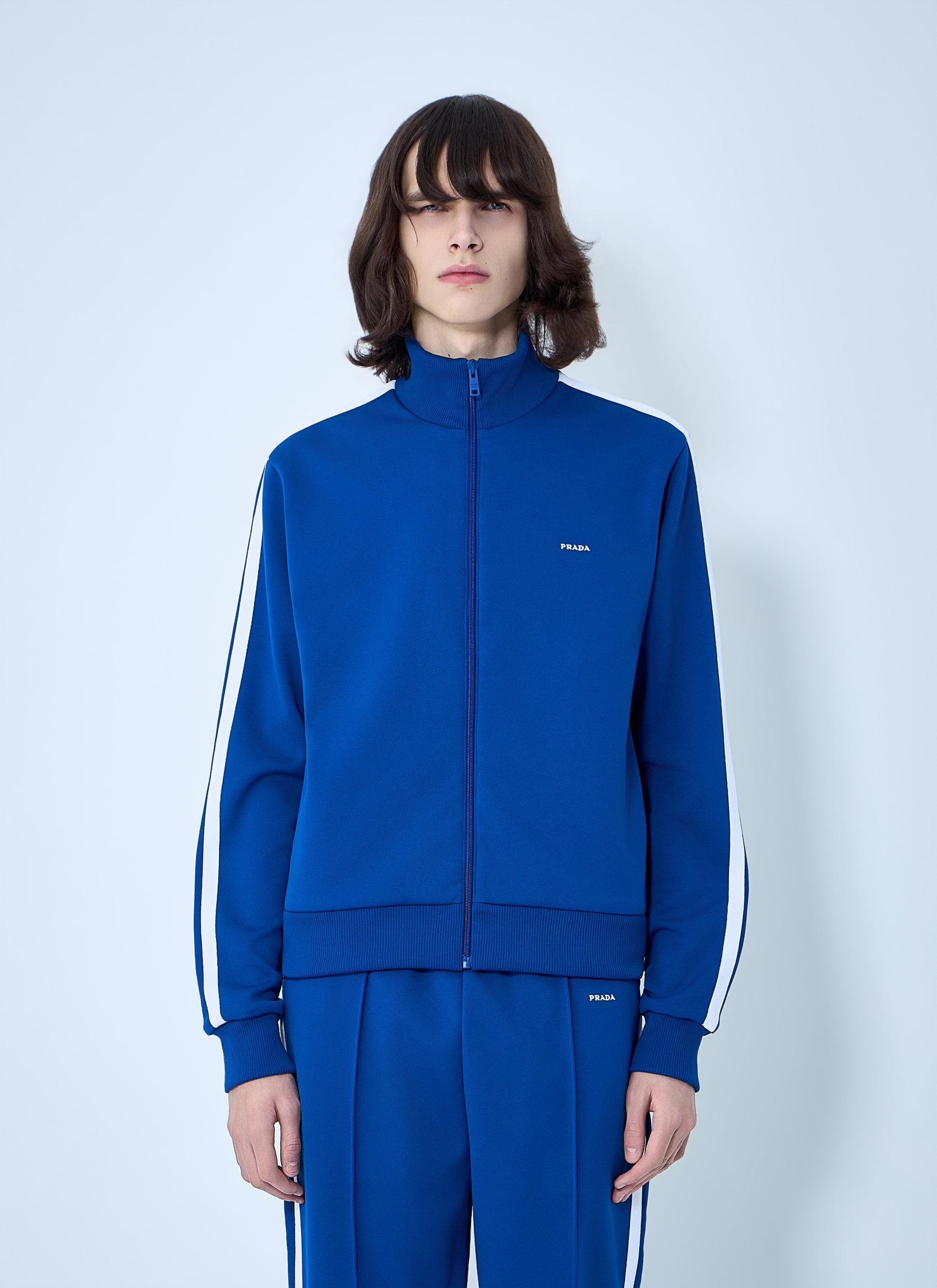 Prada Men Zip-Front Track Jacket PRADA