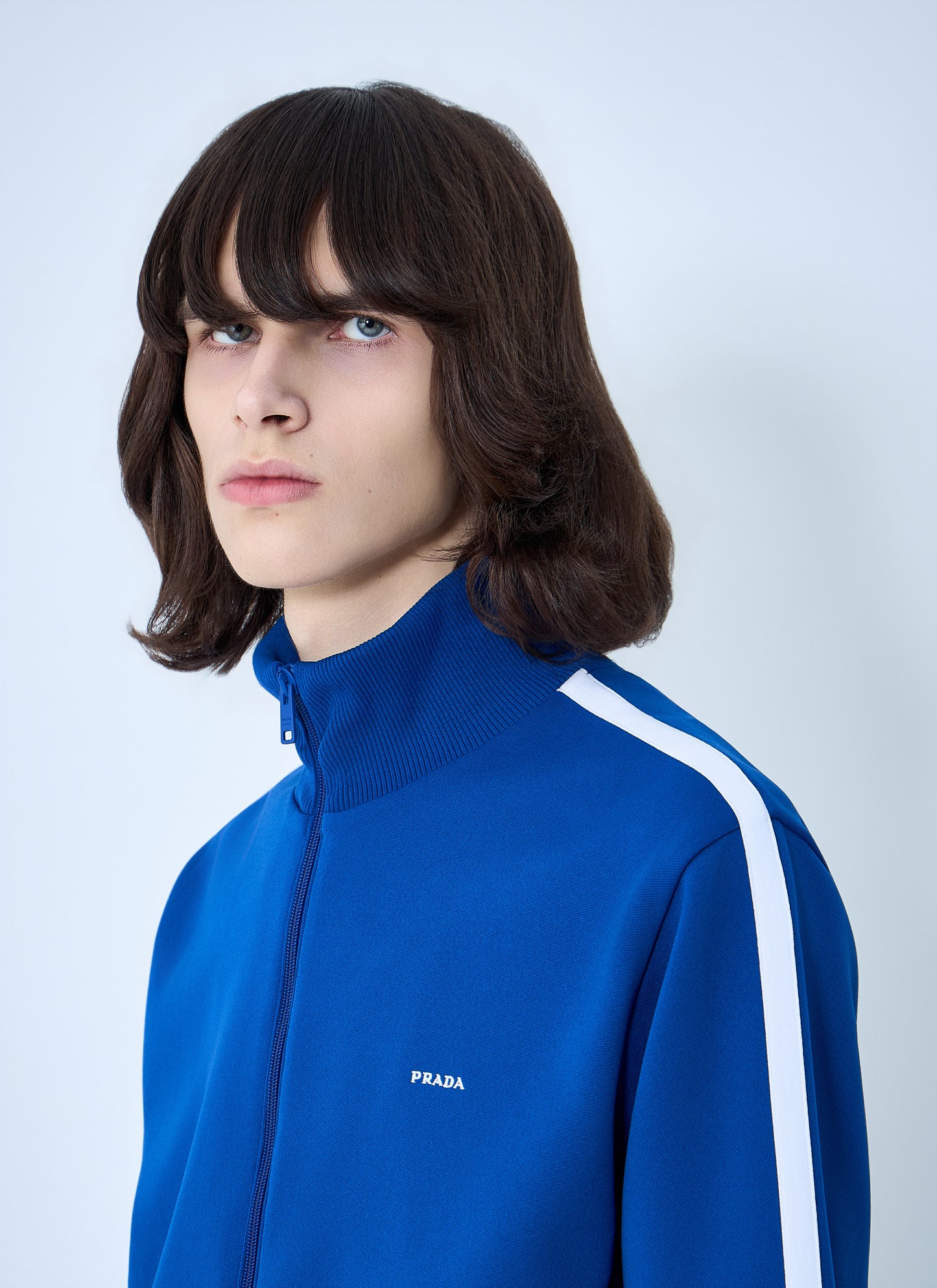 Prada Men Zip-Front Track Jacket PRADA