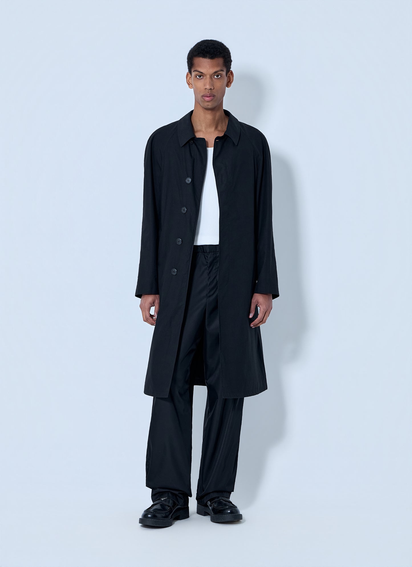 Prada Men Classic Single-Breasted Coat