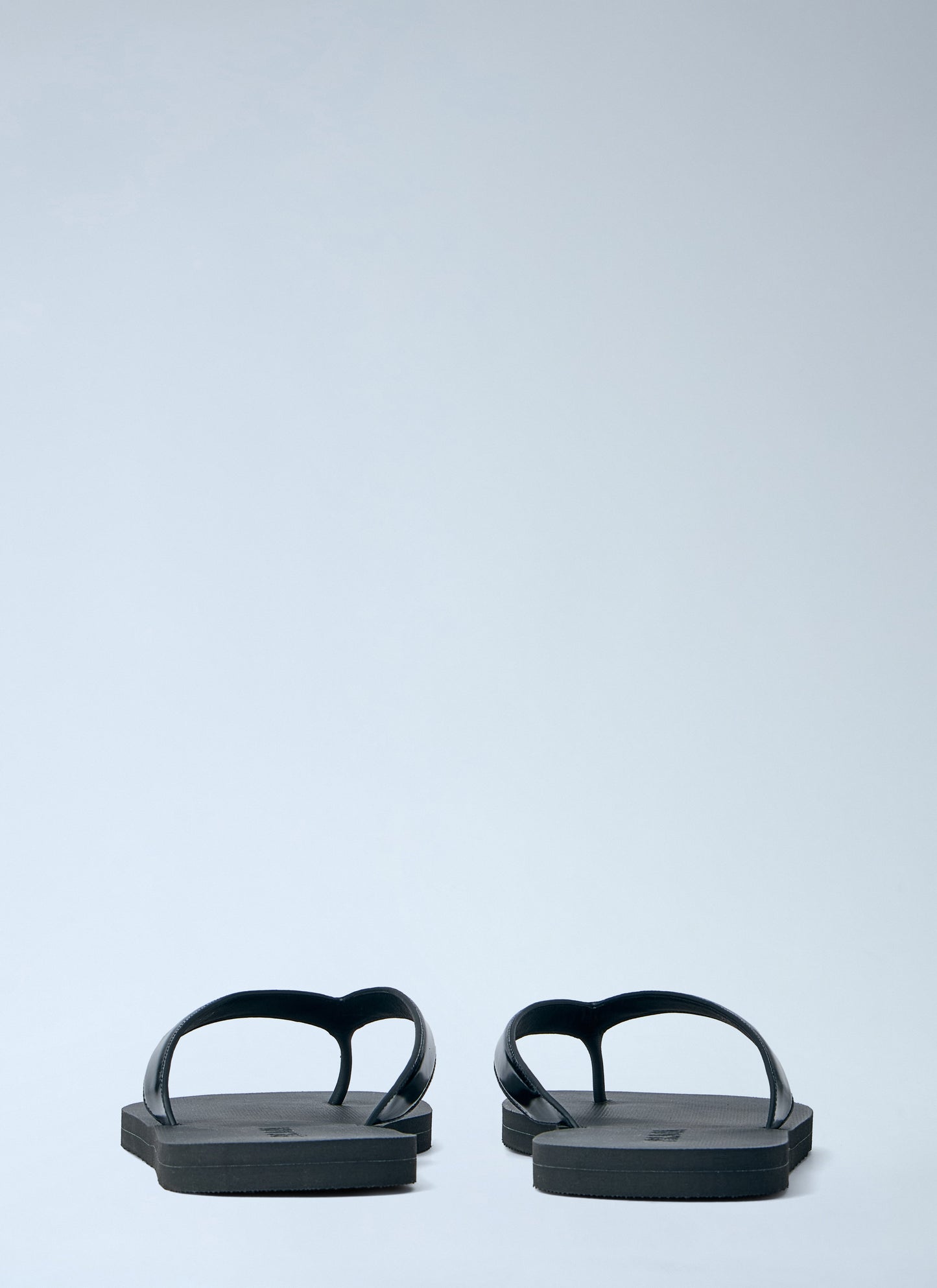 Prada Men Logo-Embossed Leather Flip-Flop Sandals PRADA