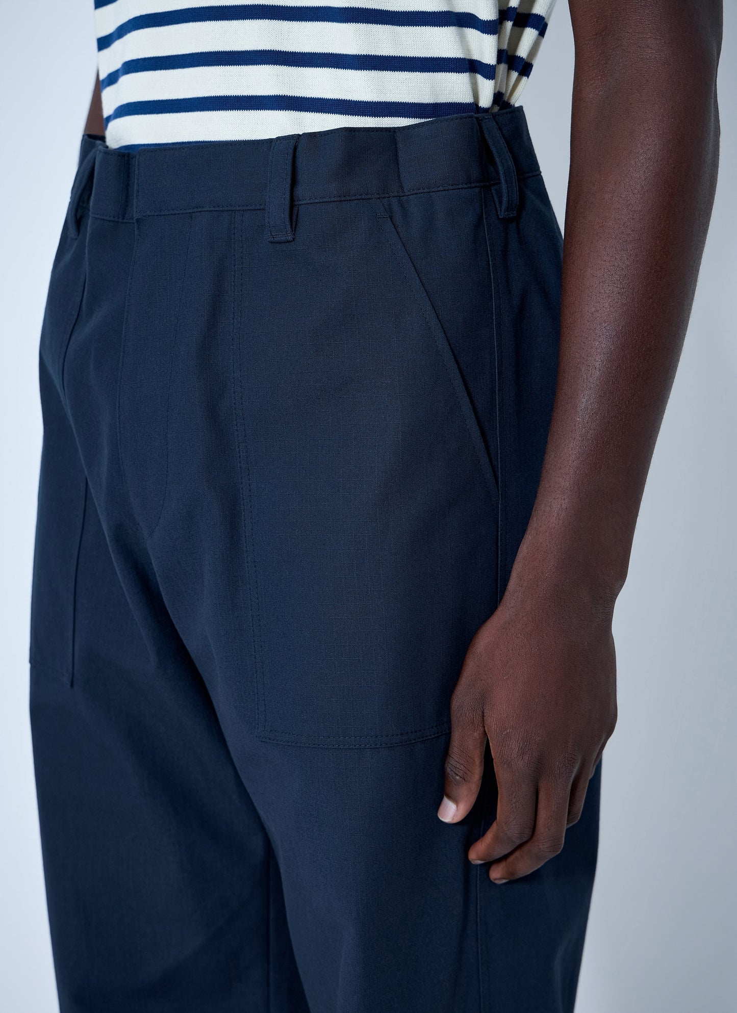 Prada Men Wide-Leg Tailored Trousers PRADA