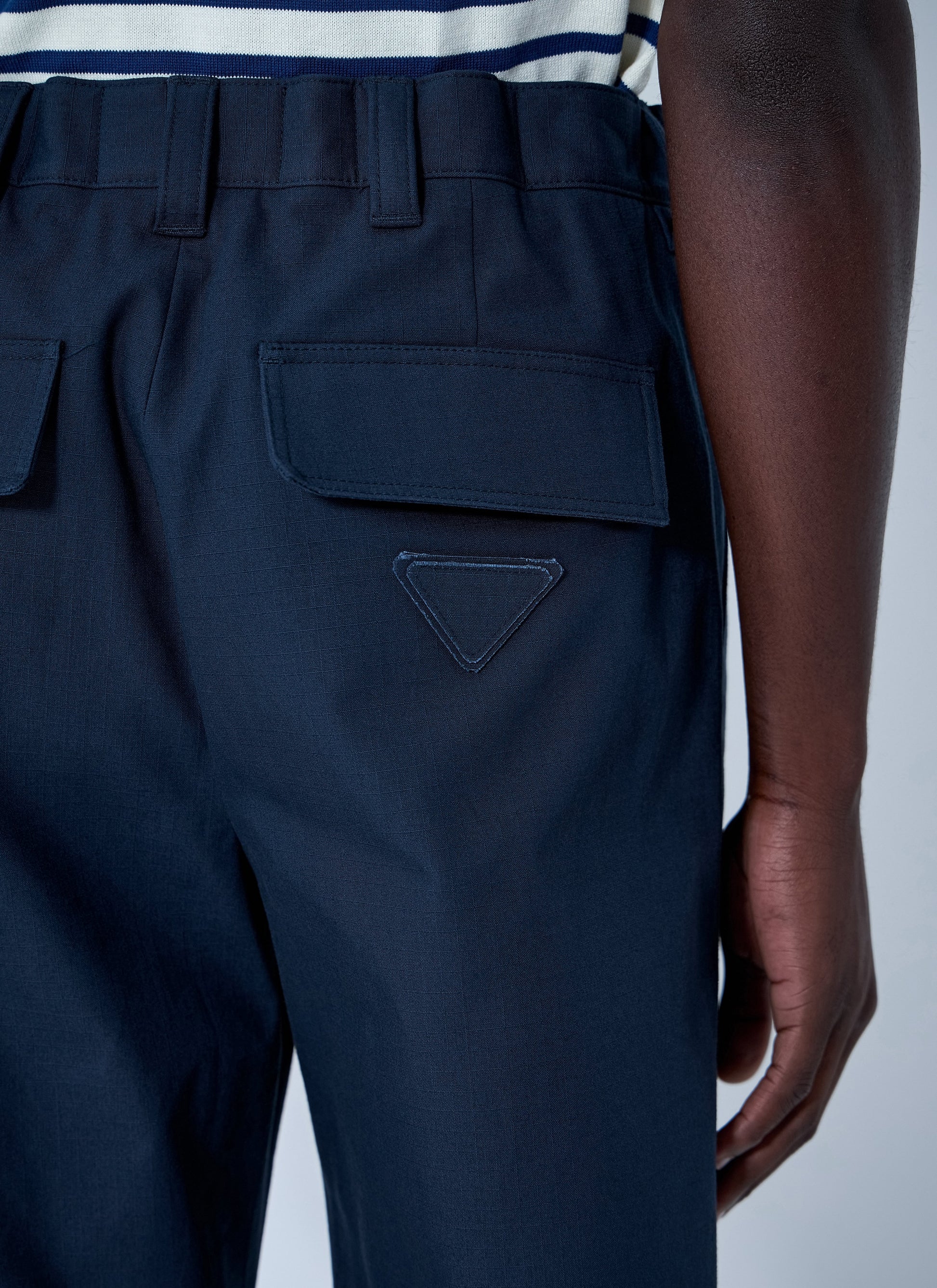 Prada Men Wide-Leg Tailored Trousers PRADA