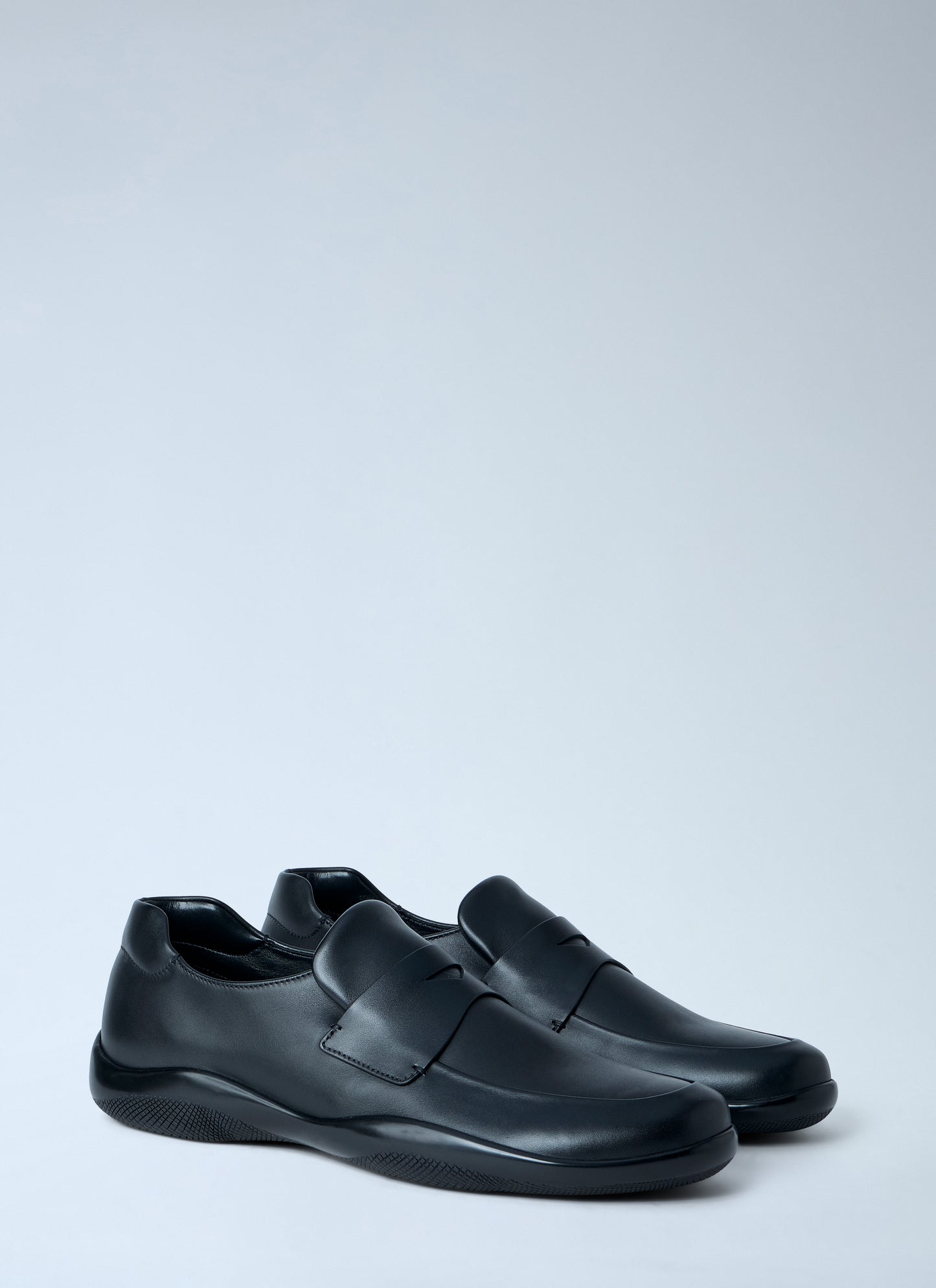Prada Men Leather Loafers PRADA