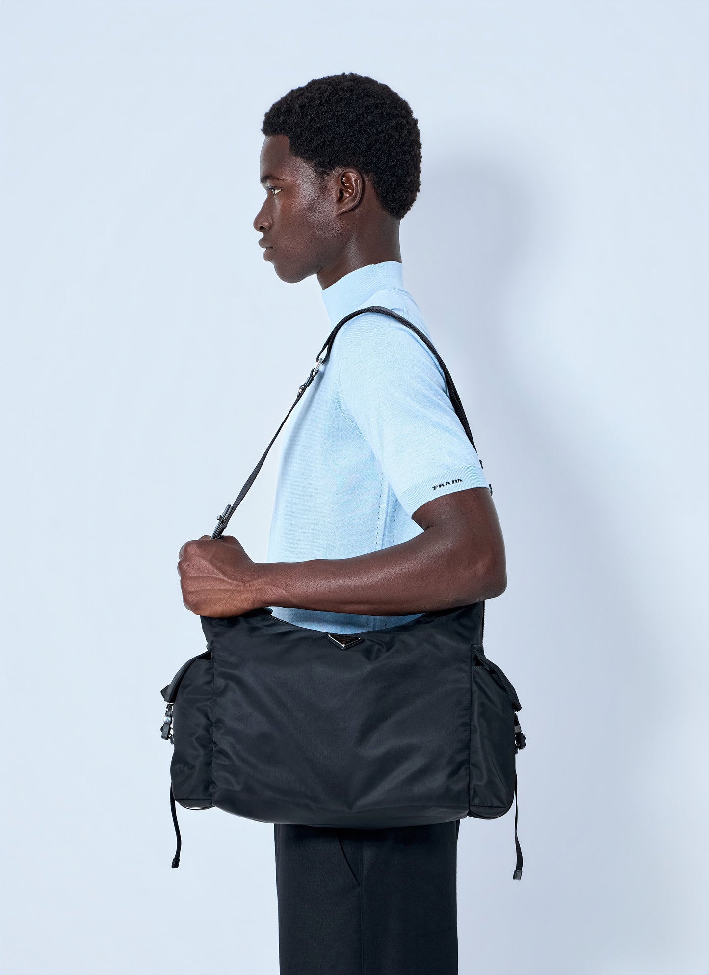 Prada Men Explore In Re-Nylon Crossbody Bag