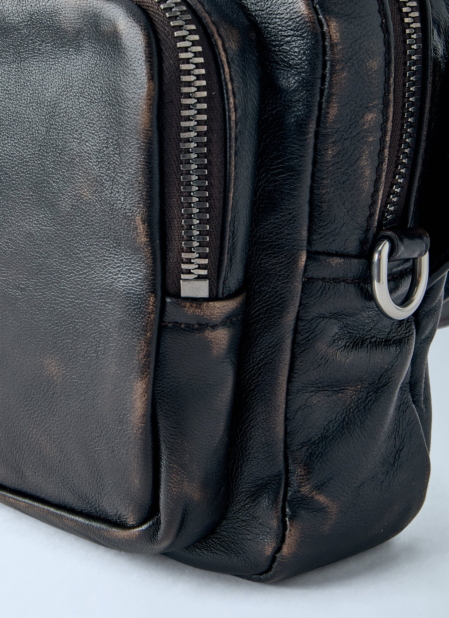 Prada Men Distressed Nappa Leather Shoulder Bag PRADA