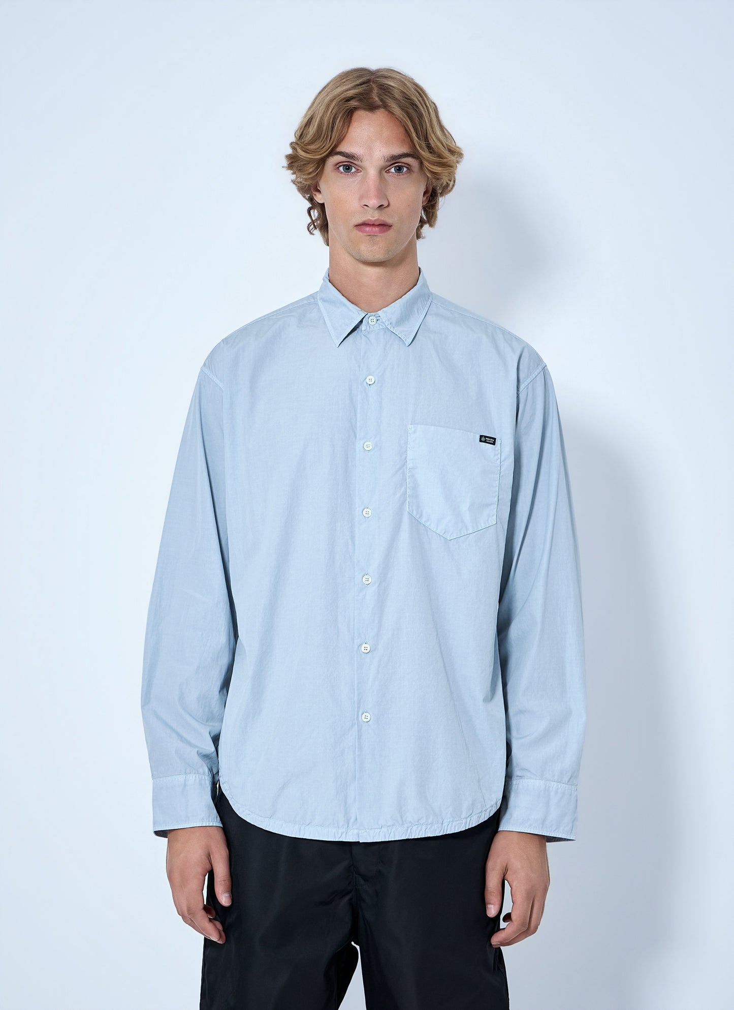 Prada Men Cotton Poplin Shirt PRADA