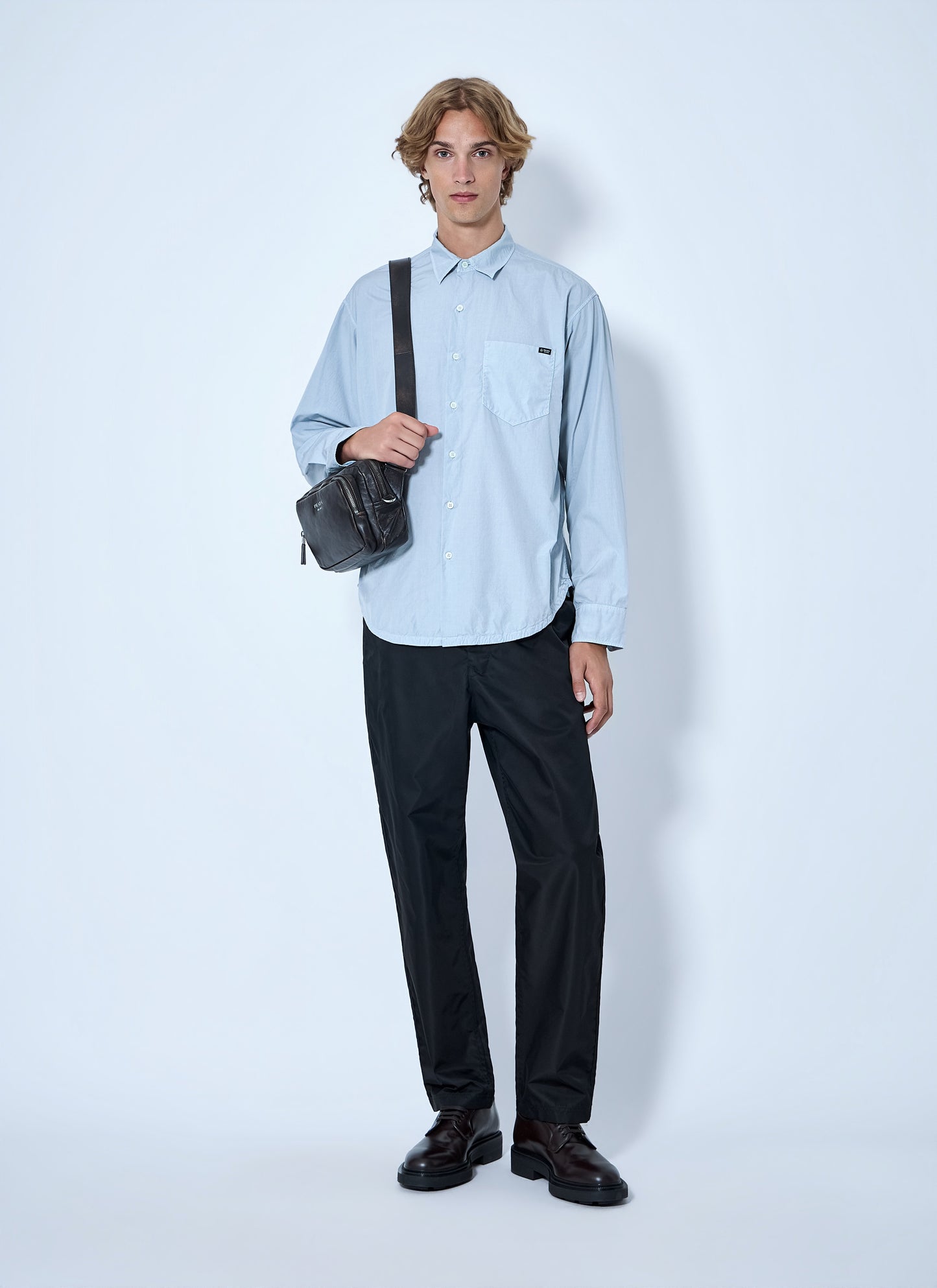 Prada Men Cotton Poplin Shirt PRADA