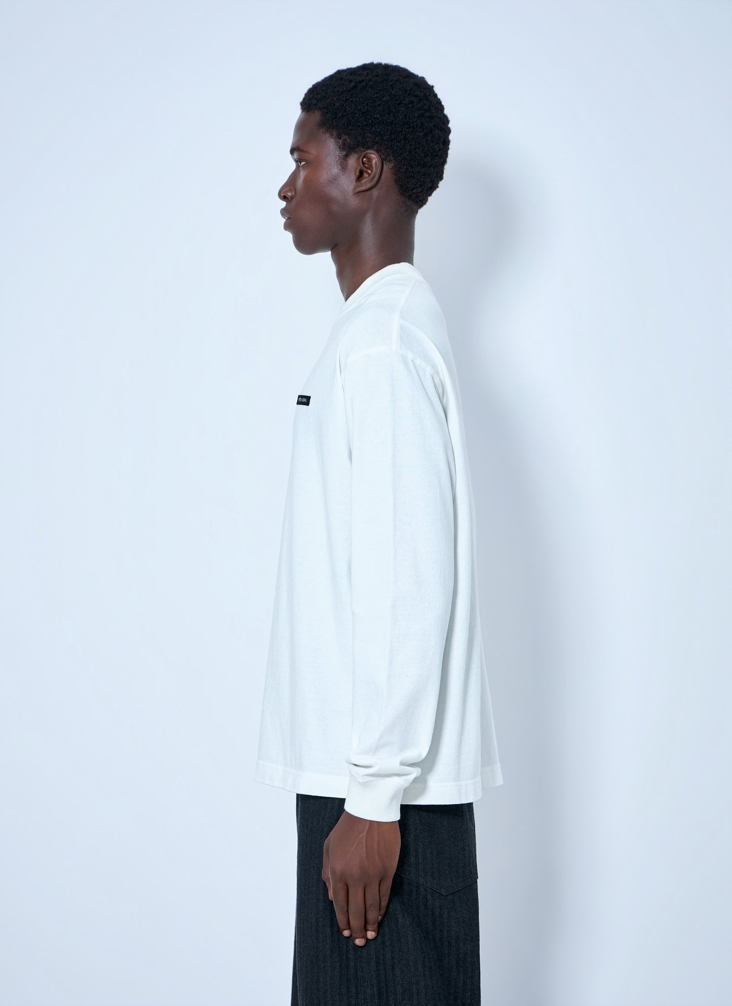 Prada Men Long Sleeve Logo Sweatshirt PRADA