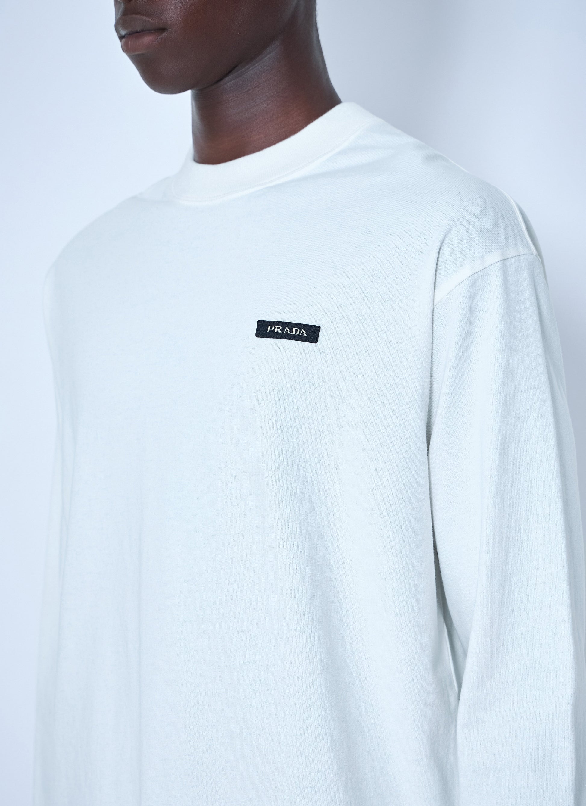 Prada Men Long Sleeve Logo Sweatshirt PRADA