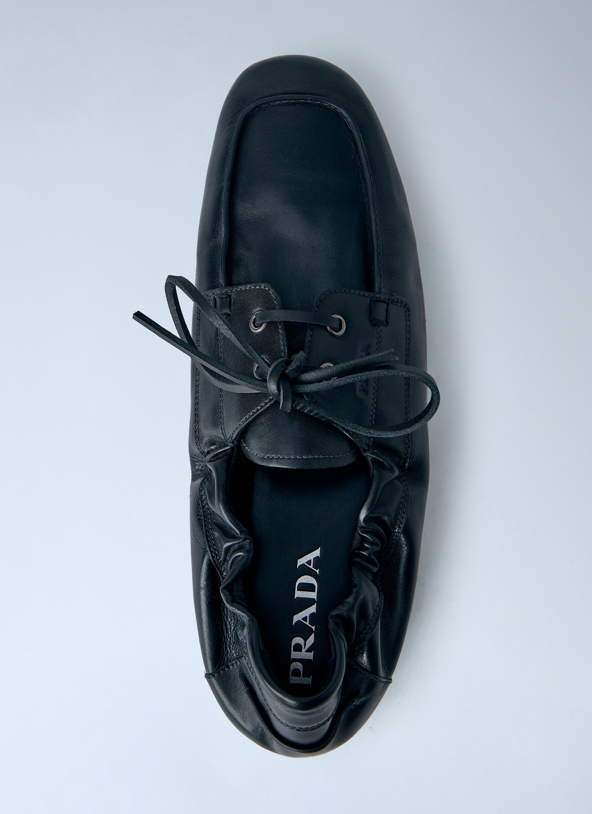 Prada Men Leather Moccasins PRADA