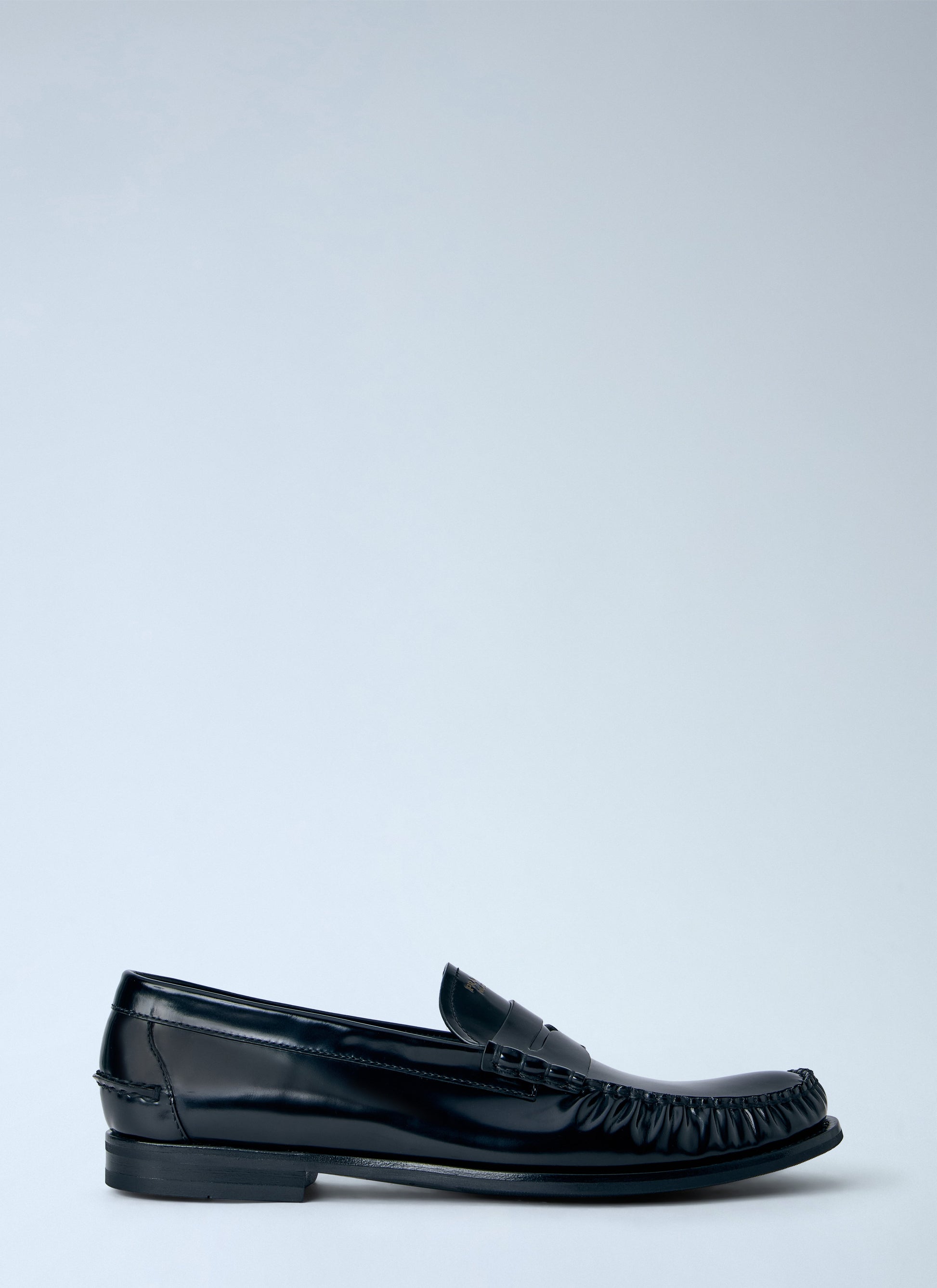 Prada Men Brushed Leather Loafers PRADA