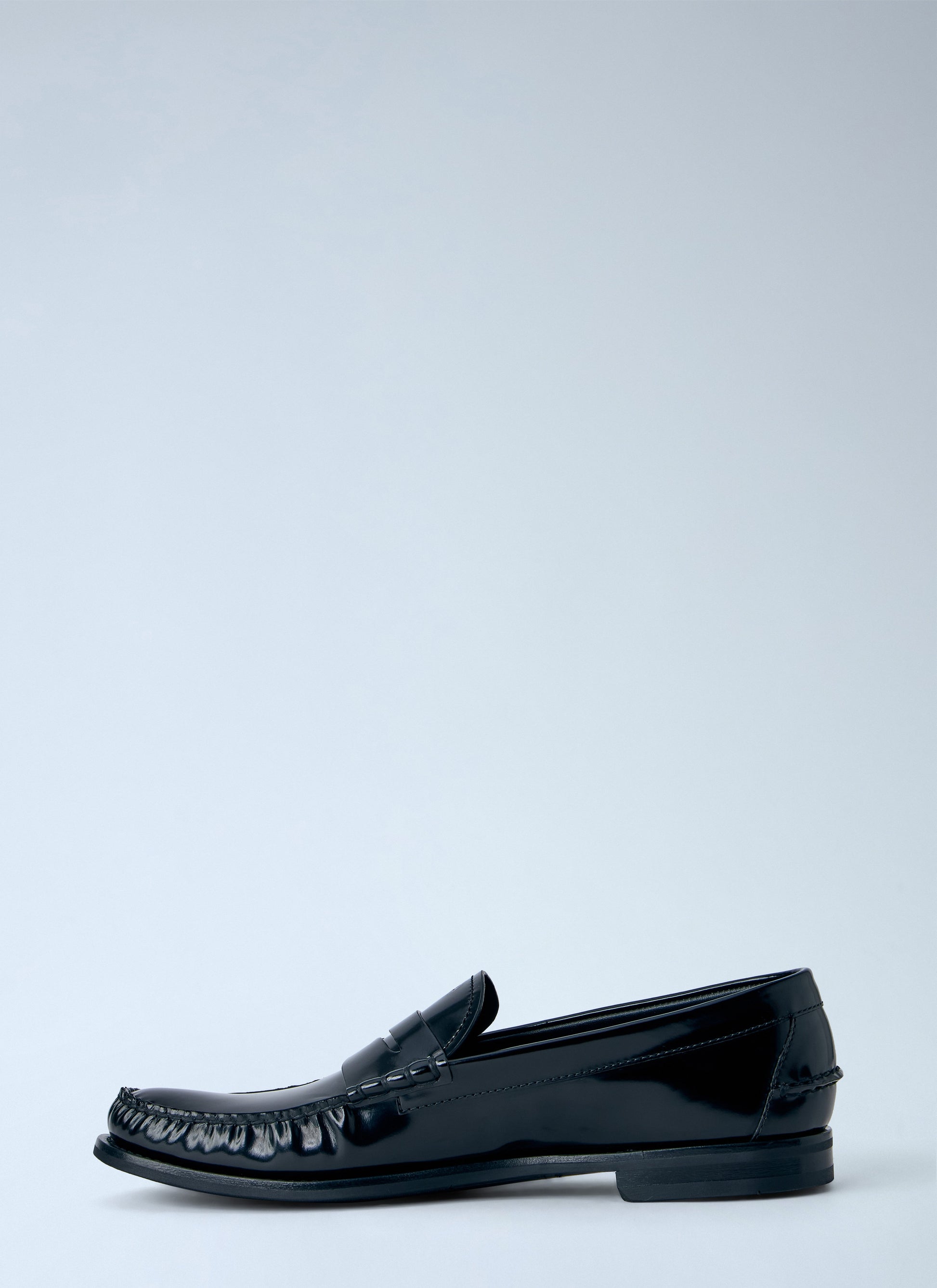 Prada Men Brushed Leather Loafers PRADA