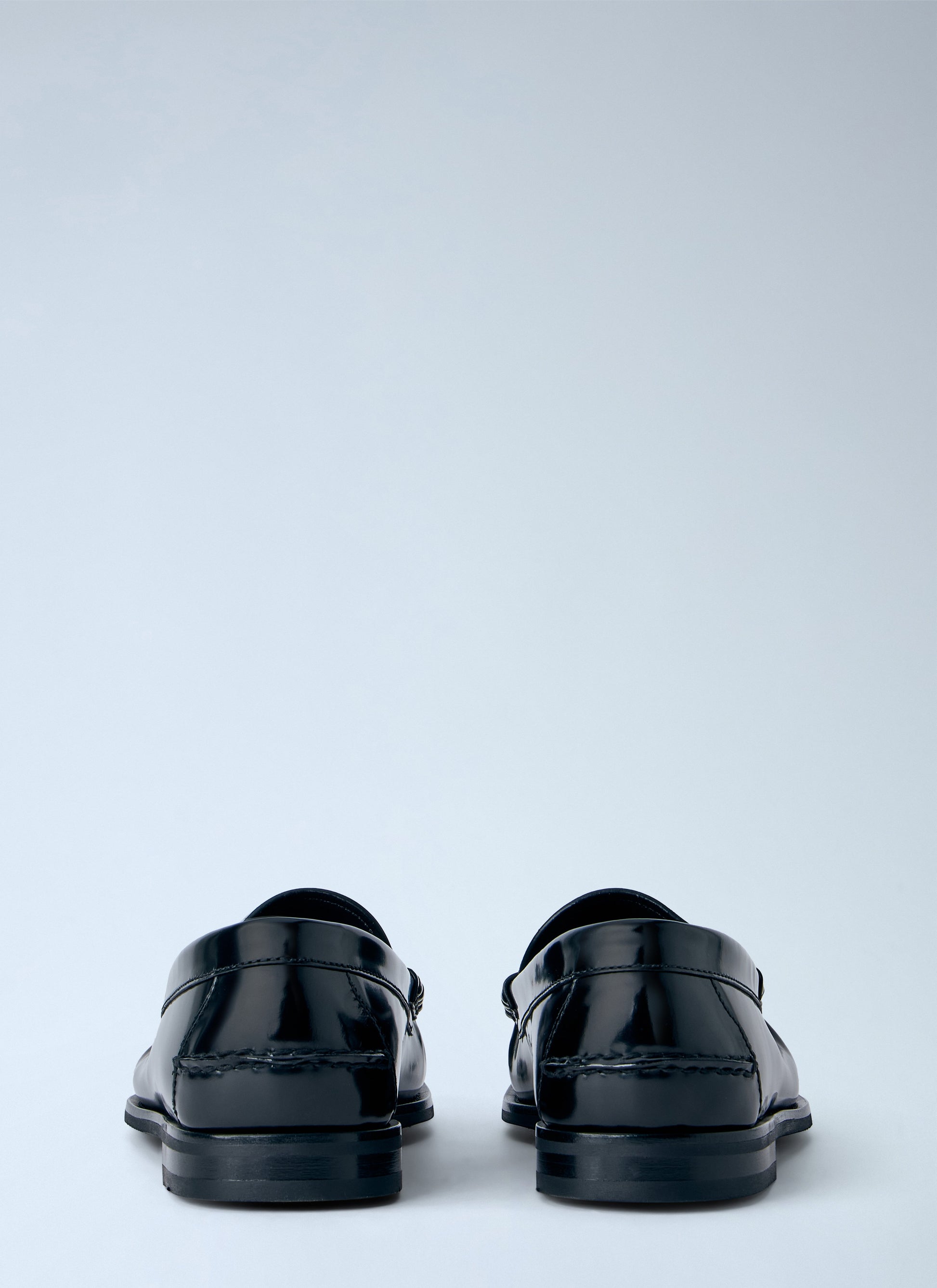 Prada Men Brushed Leather Loafers PRADA