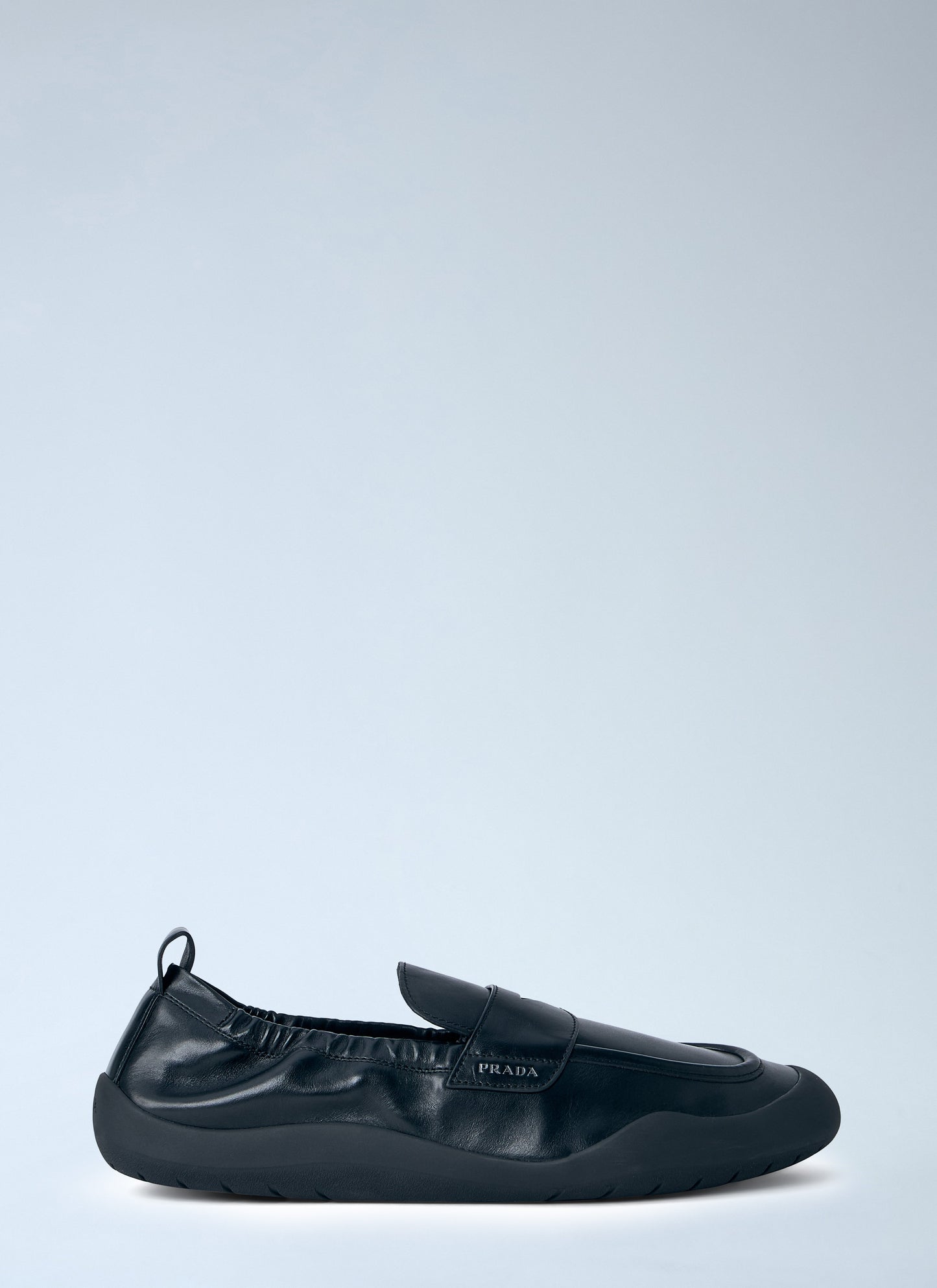 Prada Men Leather Slip-On Loafers PRADA