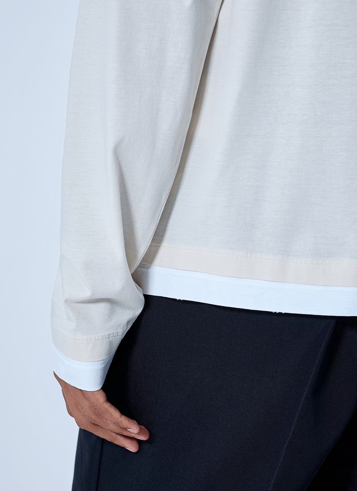 Prada Men Long- Sleeve Cotton T-Shirt PRADA