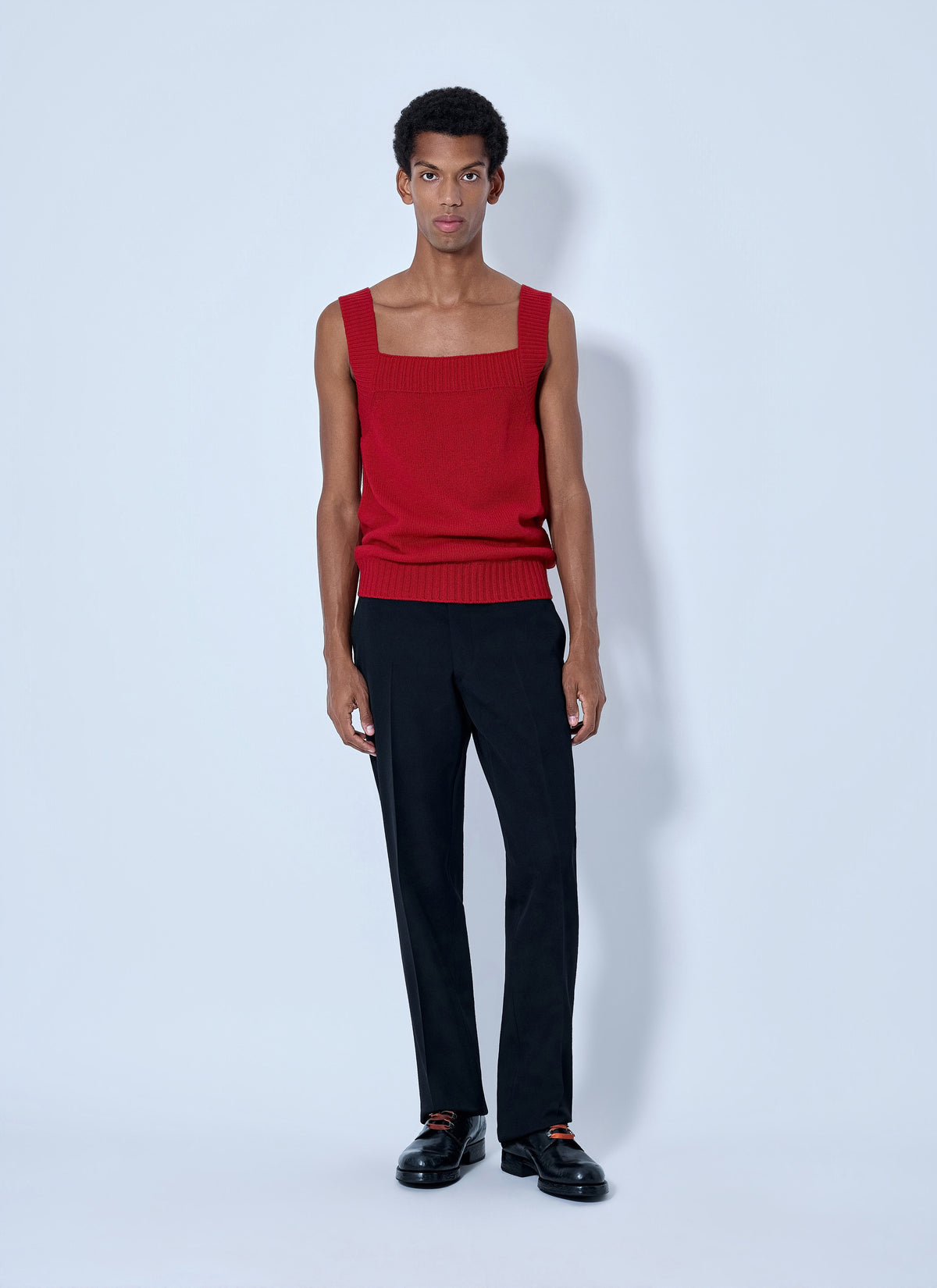 Prada Men Shetland Wool Tank Top PRADA