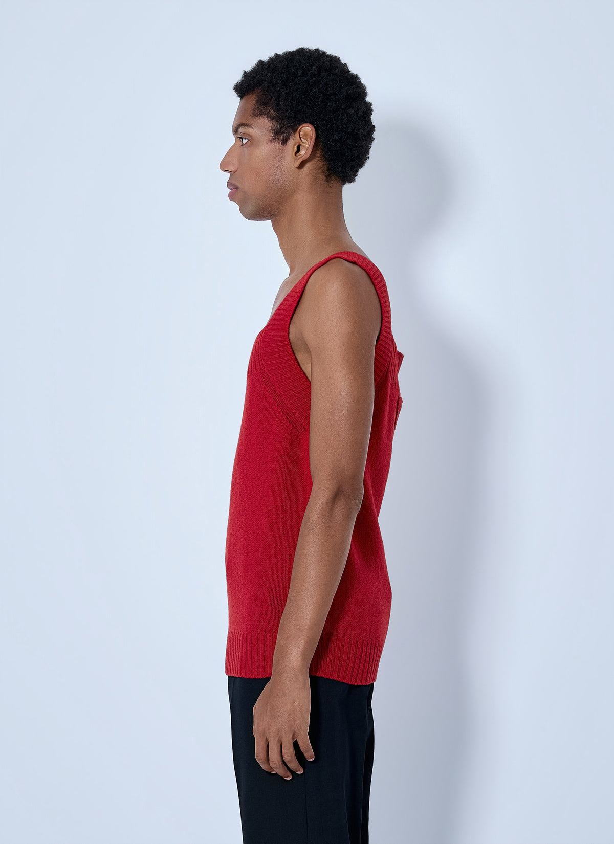 Prada Men Shetland Wool Tank Top PRADA