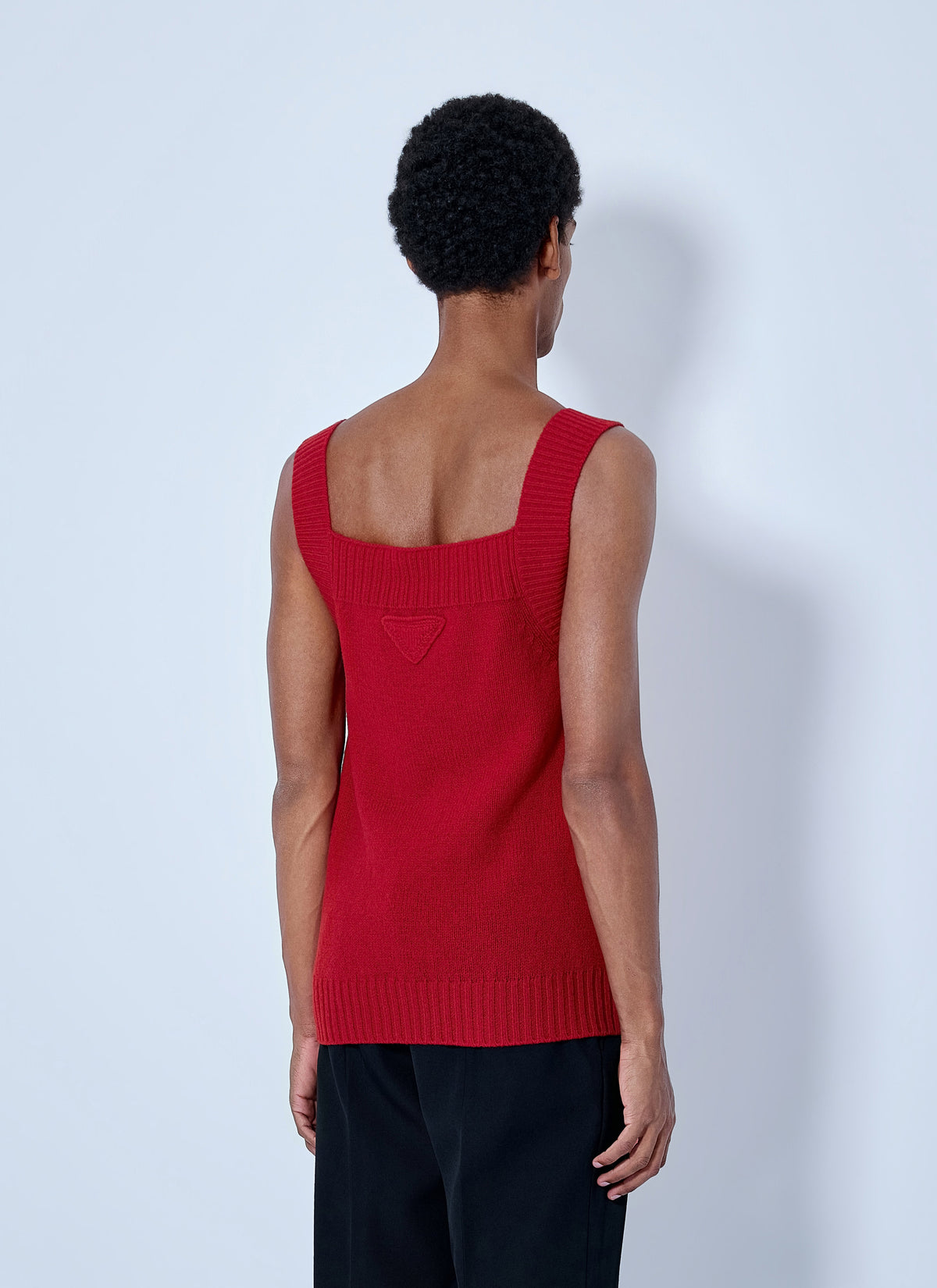 Prada Men Shetland Wool Tank Top PRADA