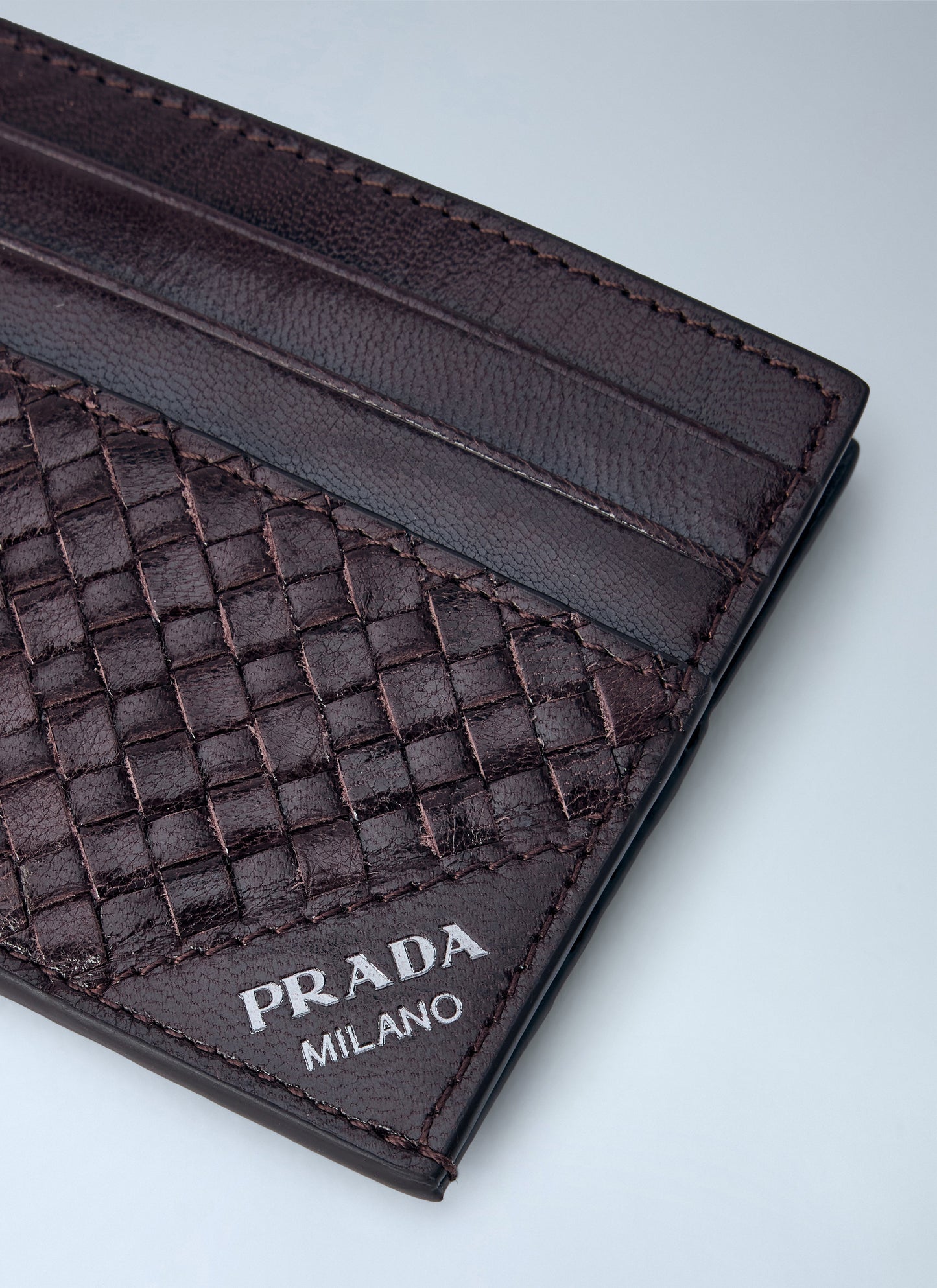Prada Men Leather Card Holder PRADA