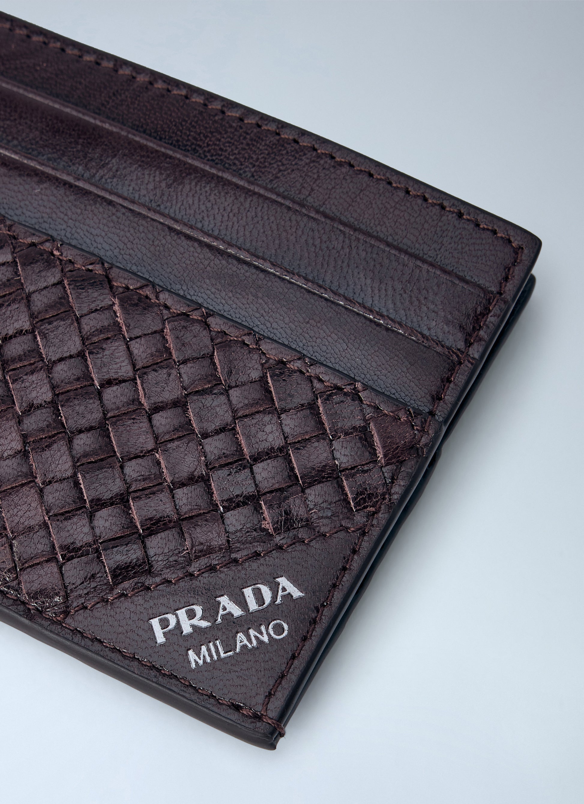 Prada Men Leather Card Holder PRADA