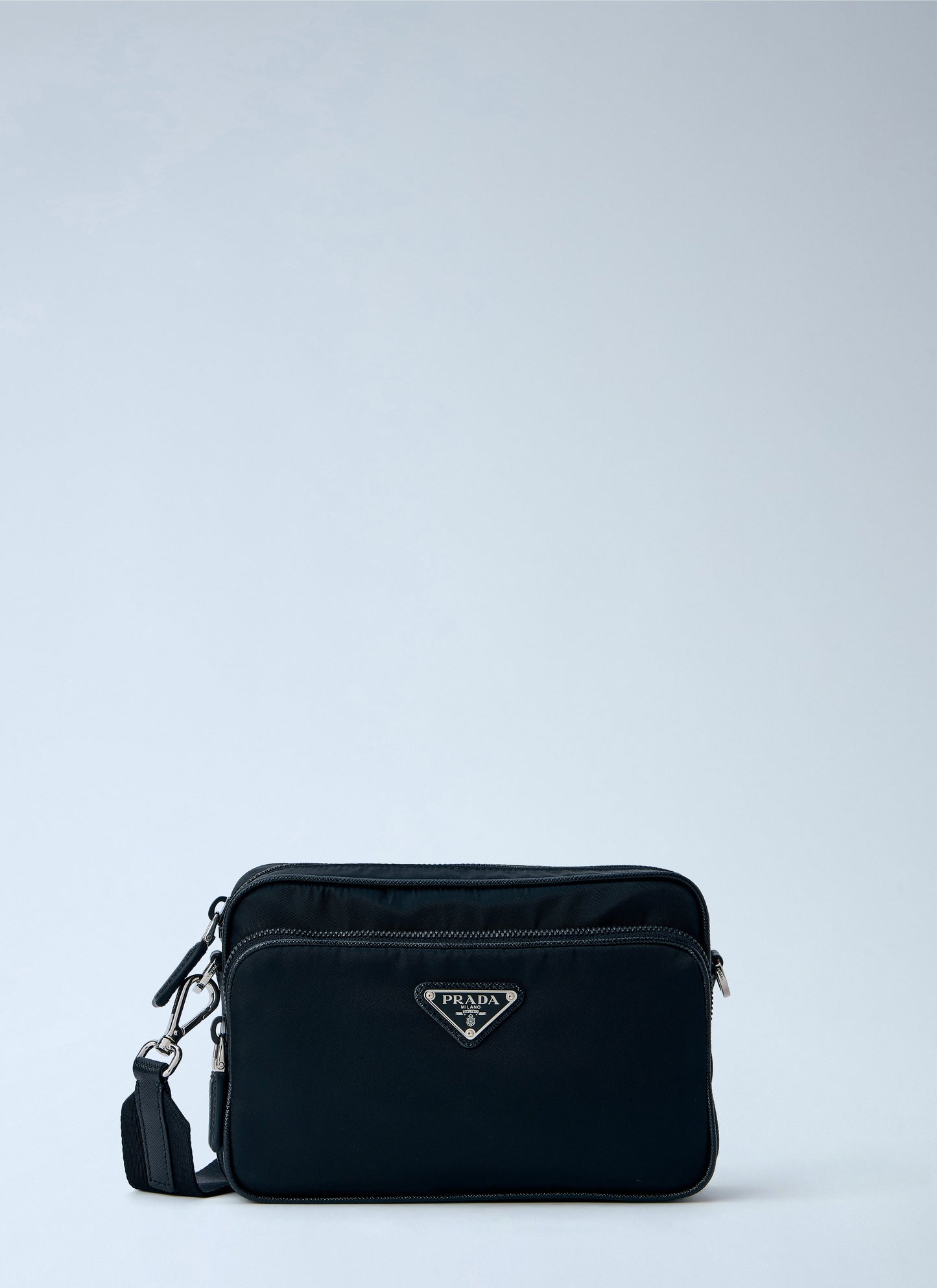 Prada Men Re-Nylon And Saffiano Leather Crossbody Bag PRADA