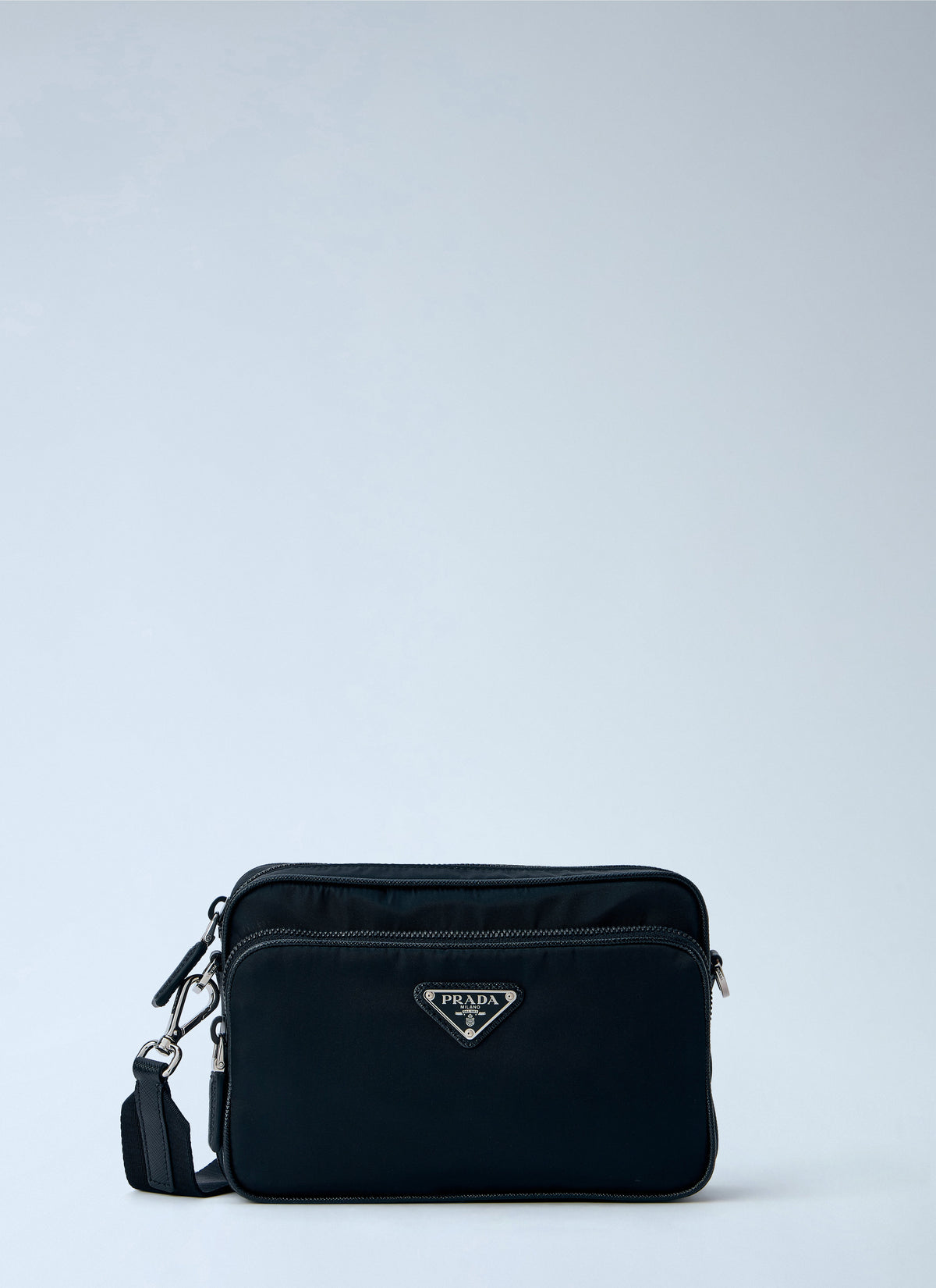Prada Men Re-Nylon And Saffiano Leather Crossbody Bag PRADA